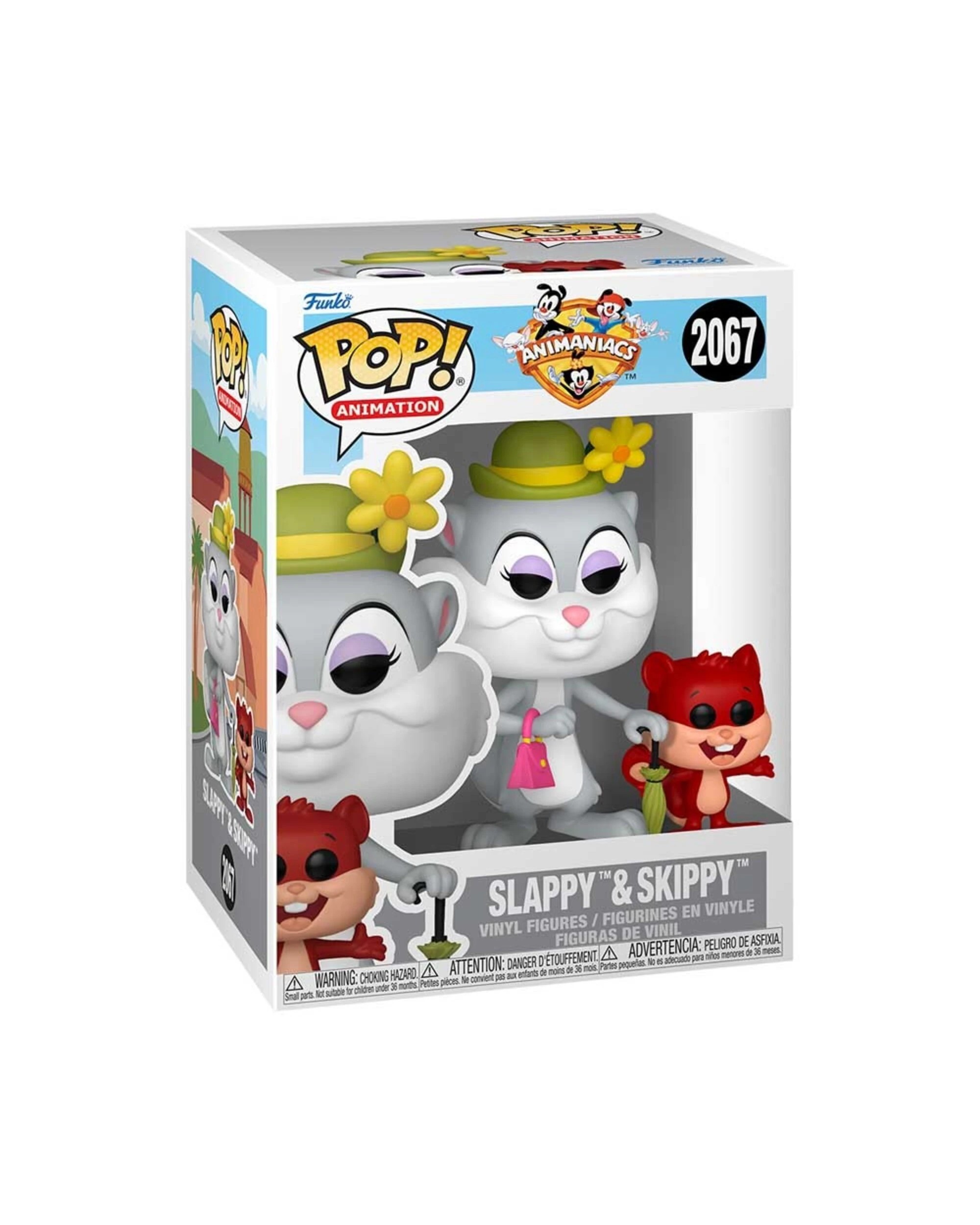2 Warner Bros - Animaniacs - Slappy with Skippy Pop! Vinyl Figure, 2 of 2