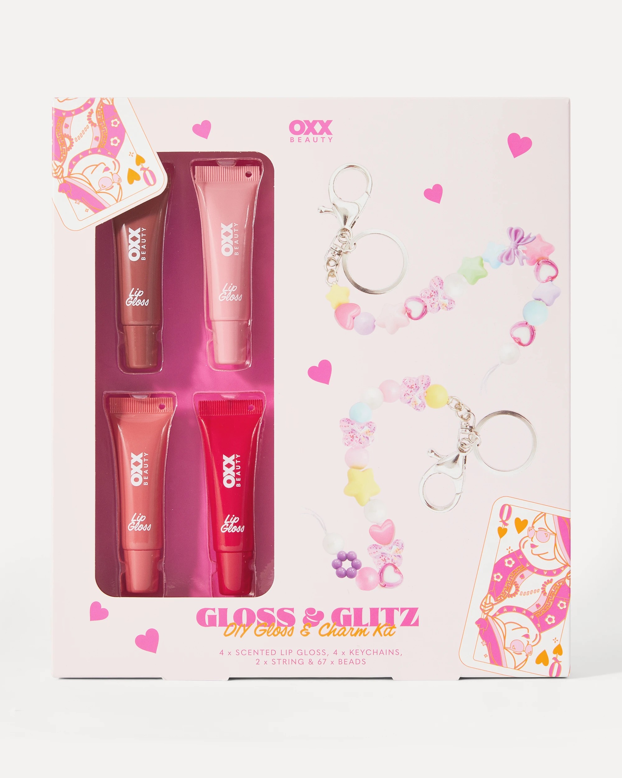 1 OXX Beauty 77 Piece DIY Lip Gloss and Charm Kit, 1 of 7