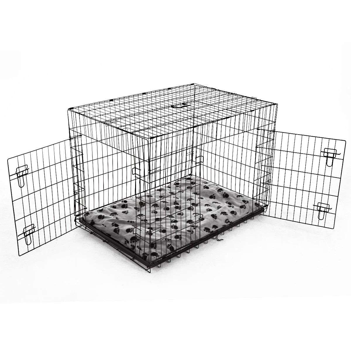 5 Pet Scene 42 inches XL Dog Crate Cage Black, 5 of 8
