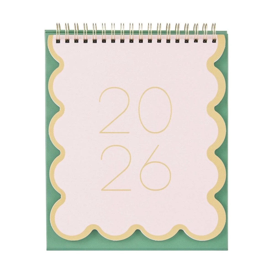 1 2026 Desk Scallop Calendar, 1 of 5