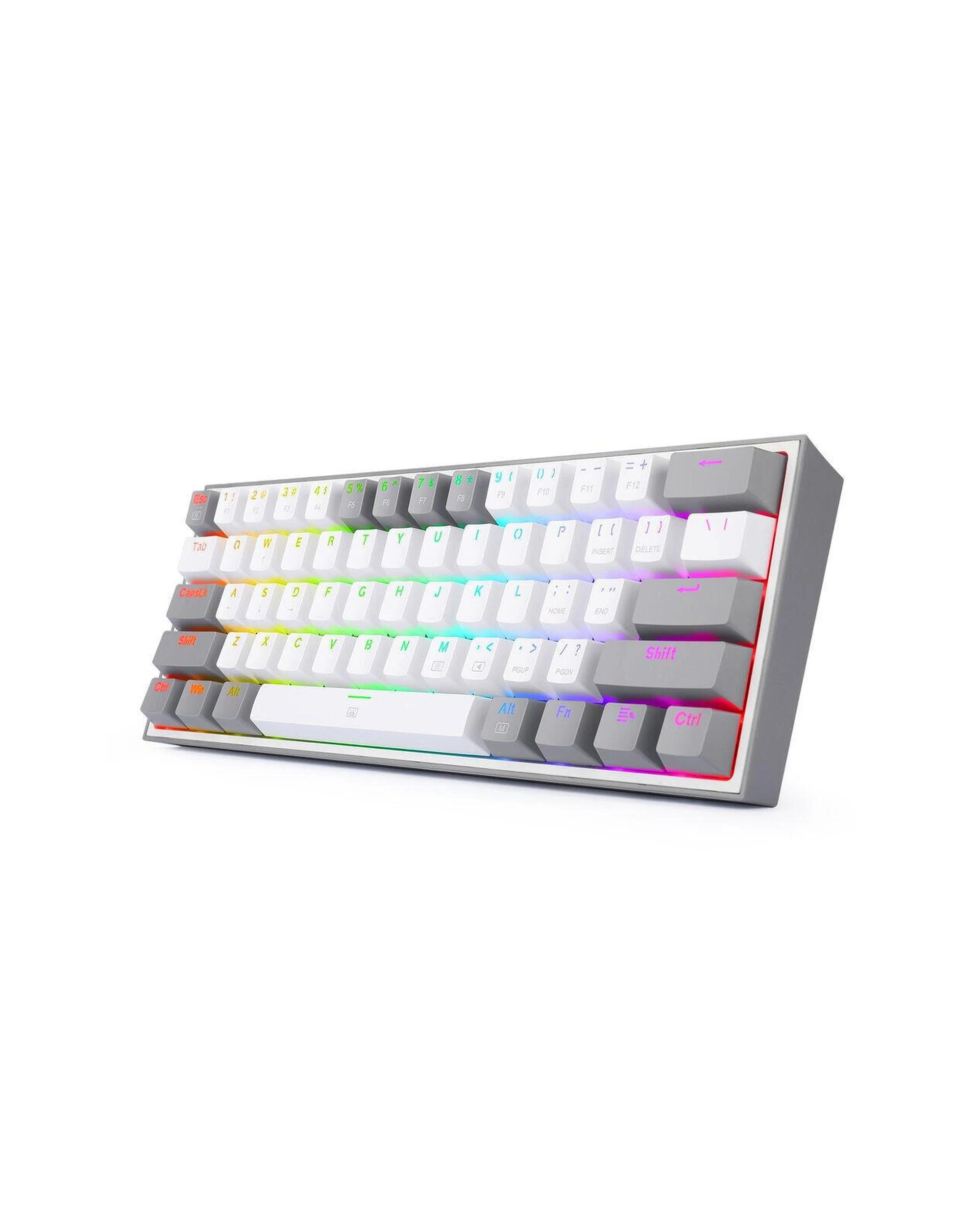 2 Redragon K617RGB Fizz WhiteGrey 60% Wired Mechanical Keyboard, 2 of 10