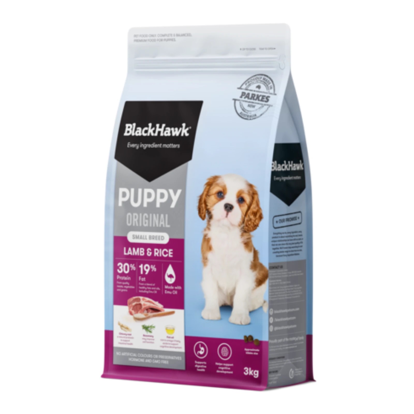 2 Black Hawk Lamb And Rice Small Breed Dry Puppy Food - 3kg, 2 of 8