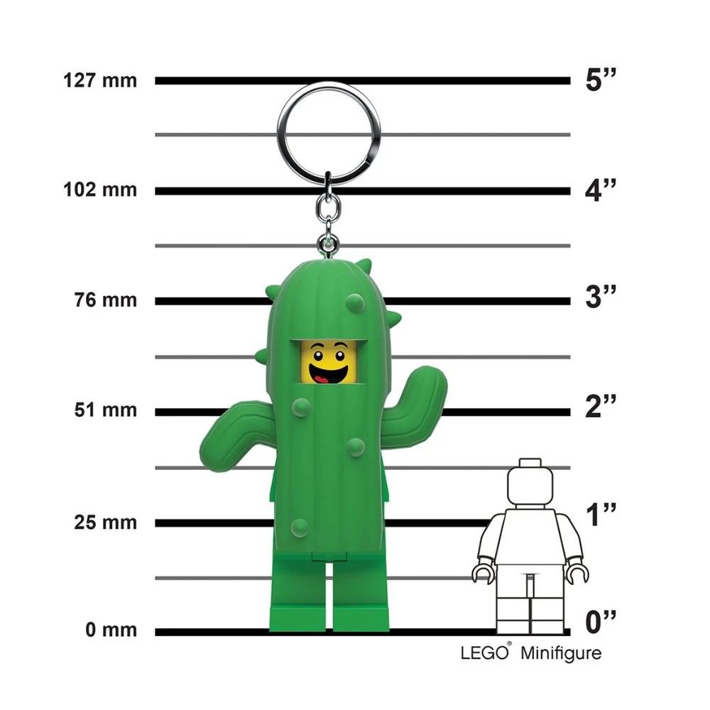 6 Lego Cactus Boy LEDLITE Keyring, 6 of 6