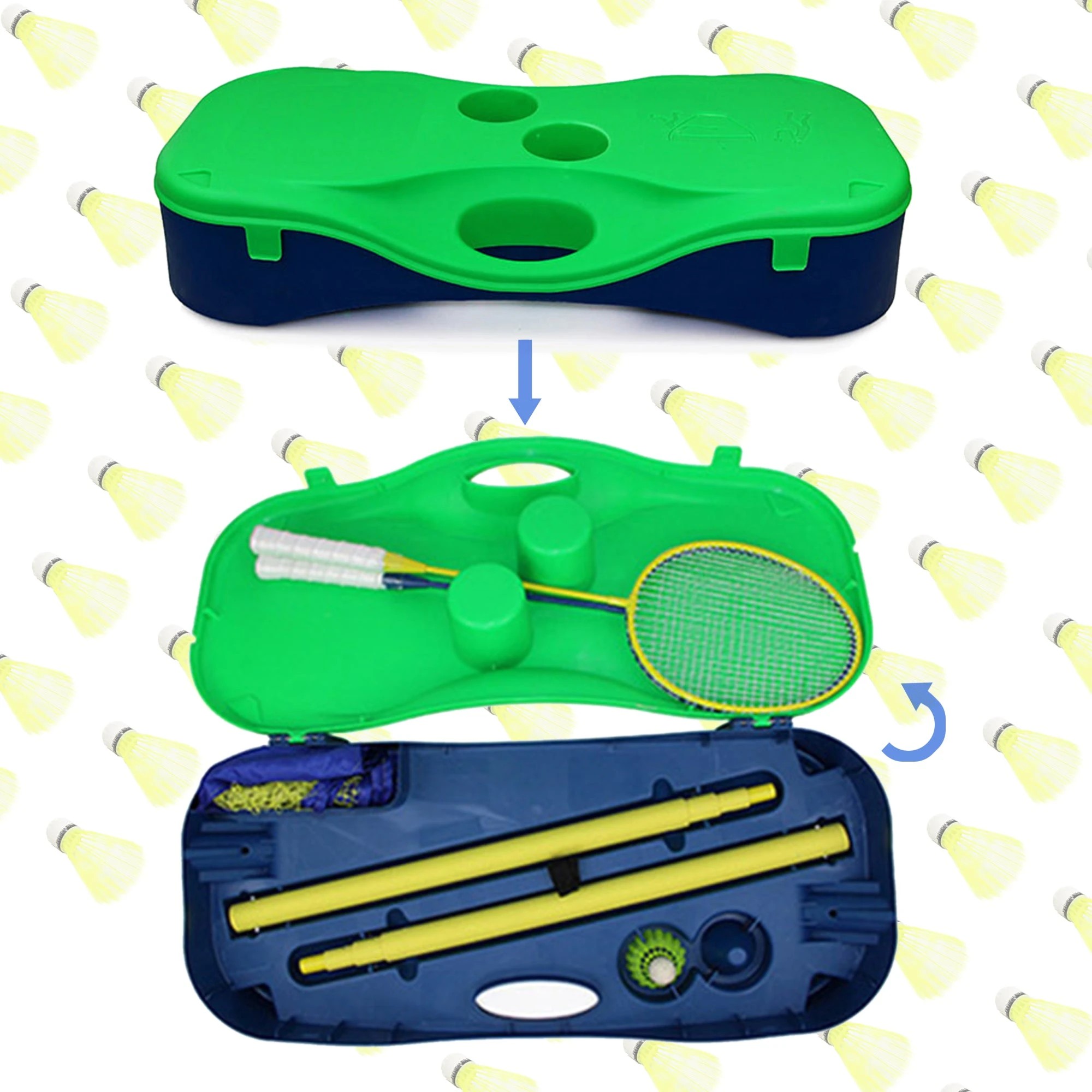 5 Elora Portable 3 In 1 Badminton Tennis Set Volleyball Outdoor Net Set, 5 of 10