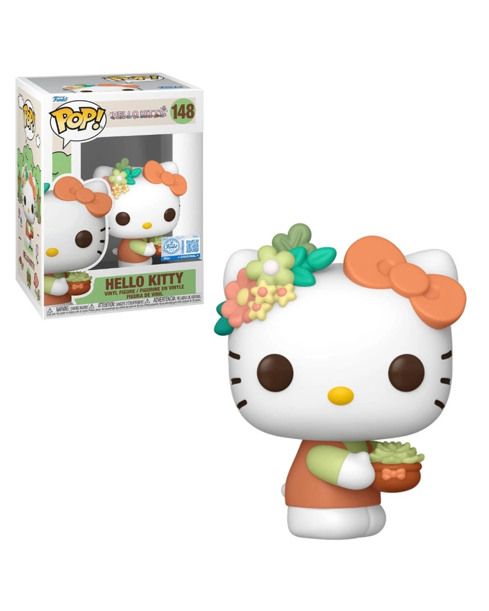 1 Sanrio Hello Kitty with Plant Funko POP! Vinyl, 1 of 3
