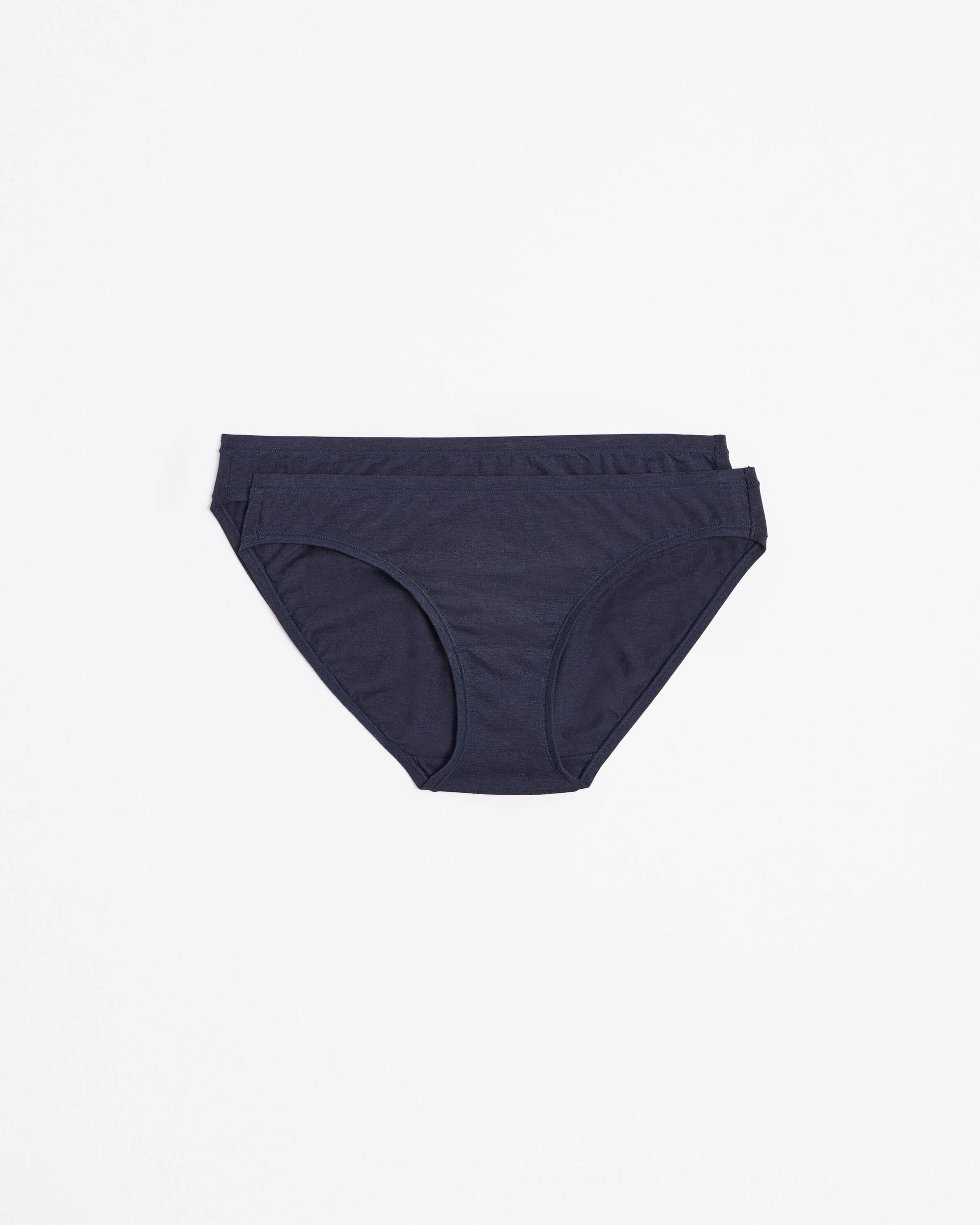 4 Target 2 Pack Bamboo Bikini Briefs NAVY BLAZER, 4 of 4