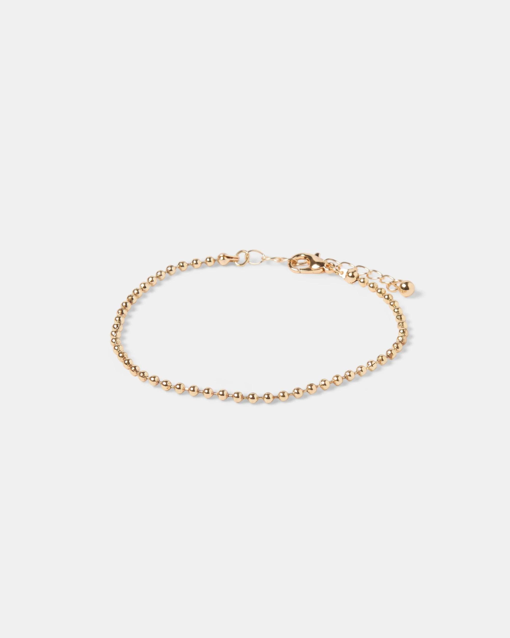 4 4 Pack Shell Bracelets - Gold Tone and Blue Acc Blue, 4 of 5