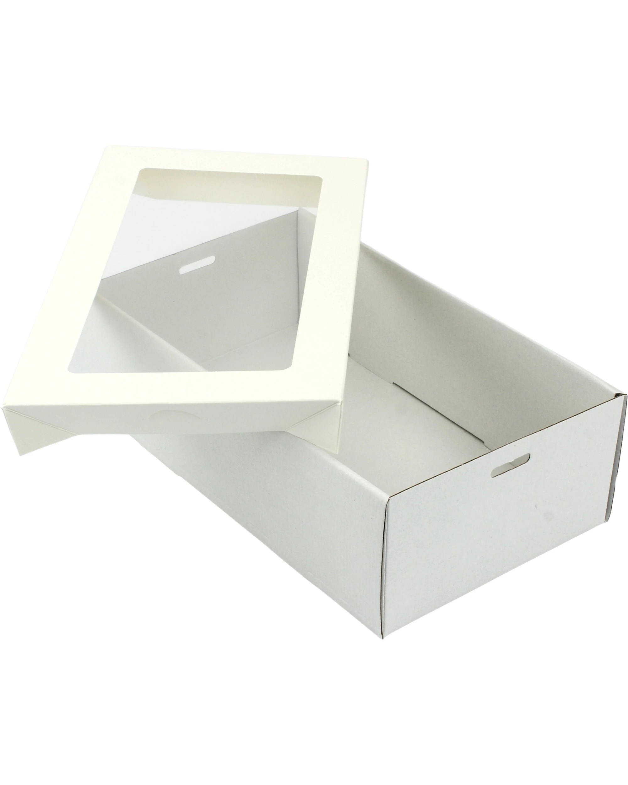 2 Eco Occasions Eco Grazing Boxes with Lids 25.8cm x 15.5cm x 8cm Pack of 2 - White, 2 of 4