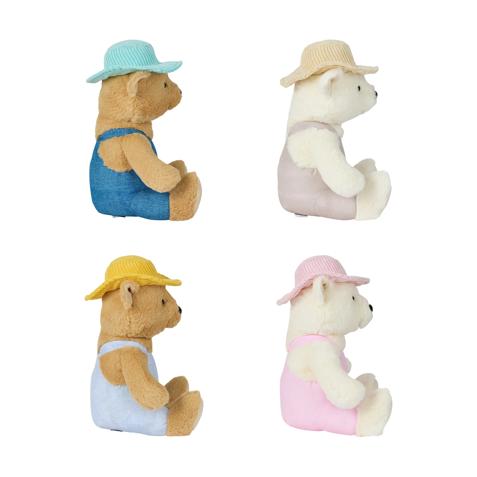3 Bucket Hat Bear Plush - Assorted, 3 of 6