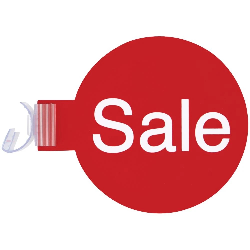 2 Meto Round Printed 'Sale' Shelf Sign Cards 10 Pack, 2 of 2