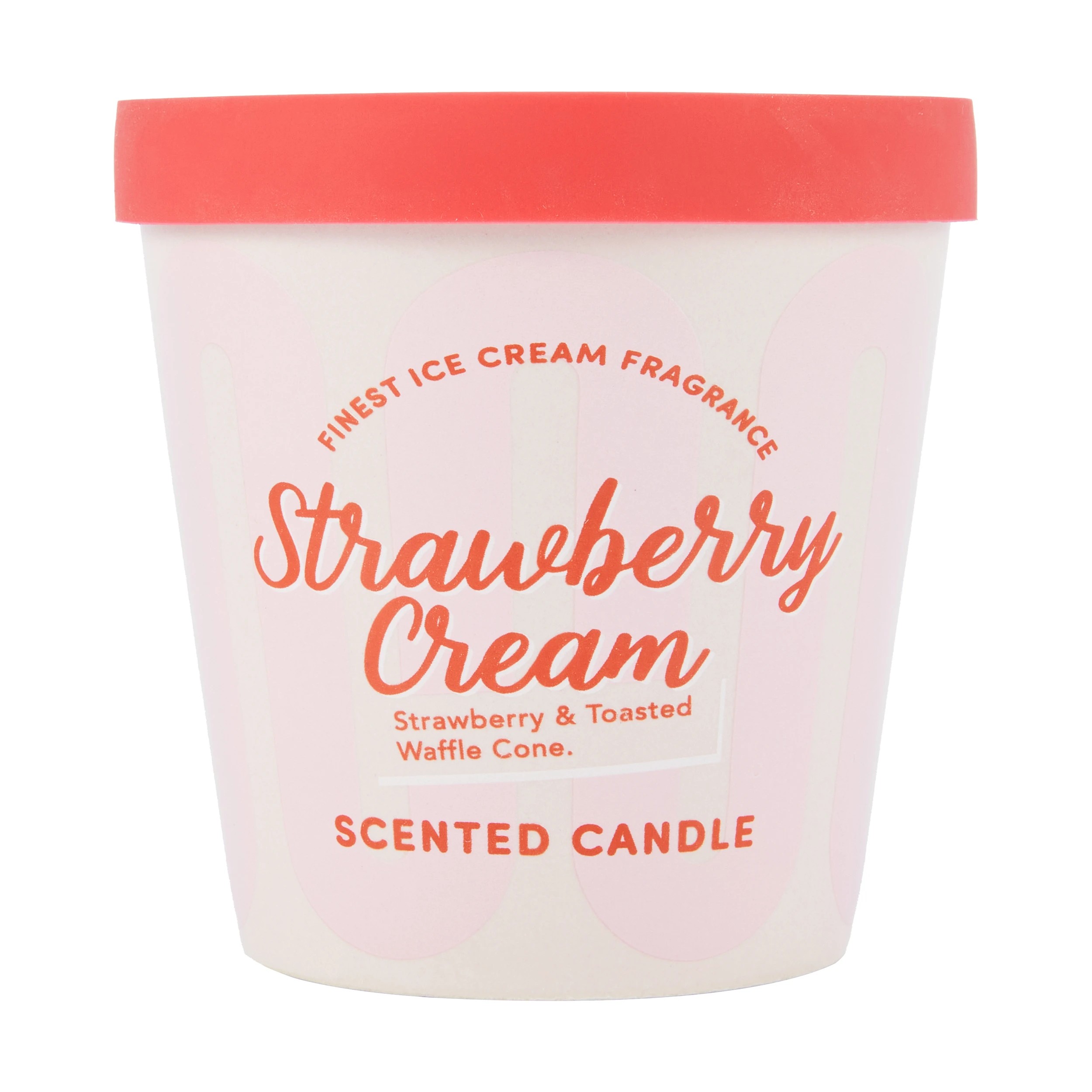 1 Strawberry Cream Ice Cream Candle, 1 of 6
