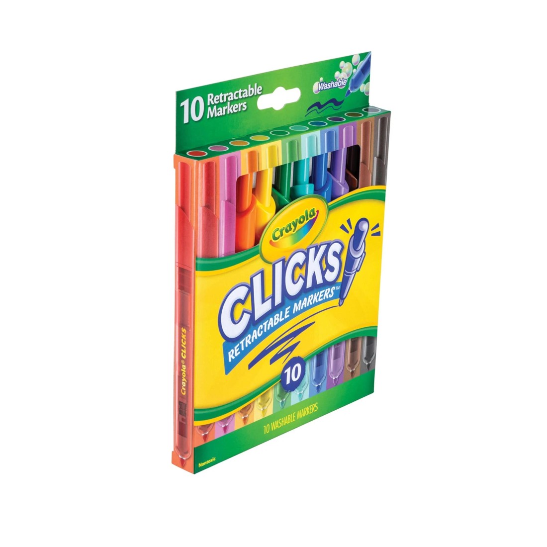 5 Crayola Clicks 10 Pack Retractable Markers - Multi, 5 of 7