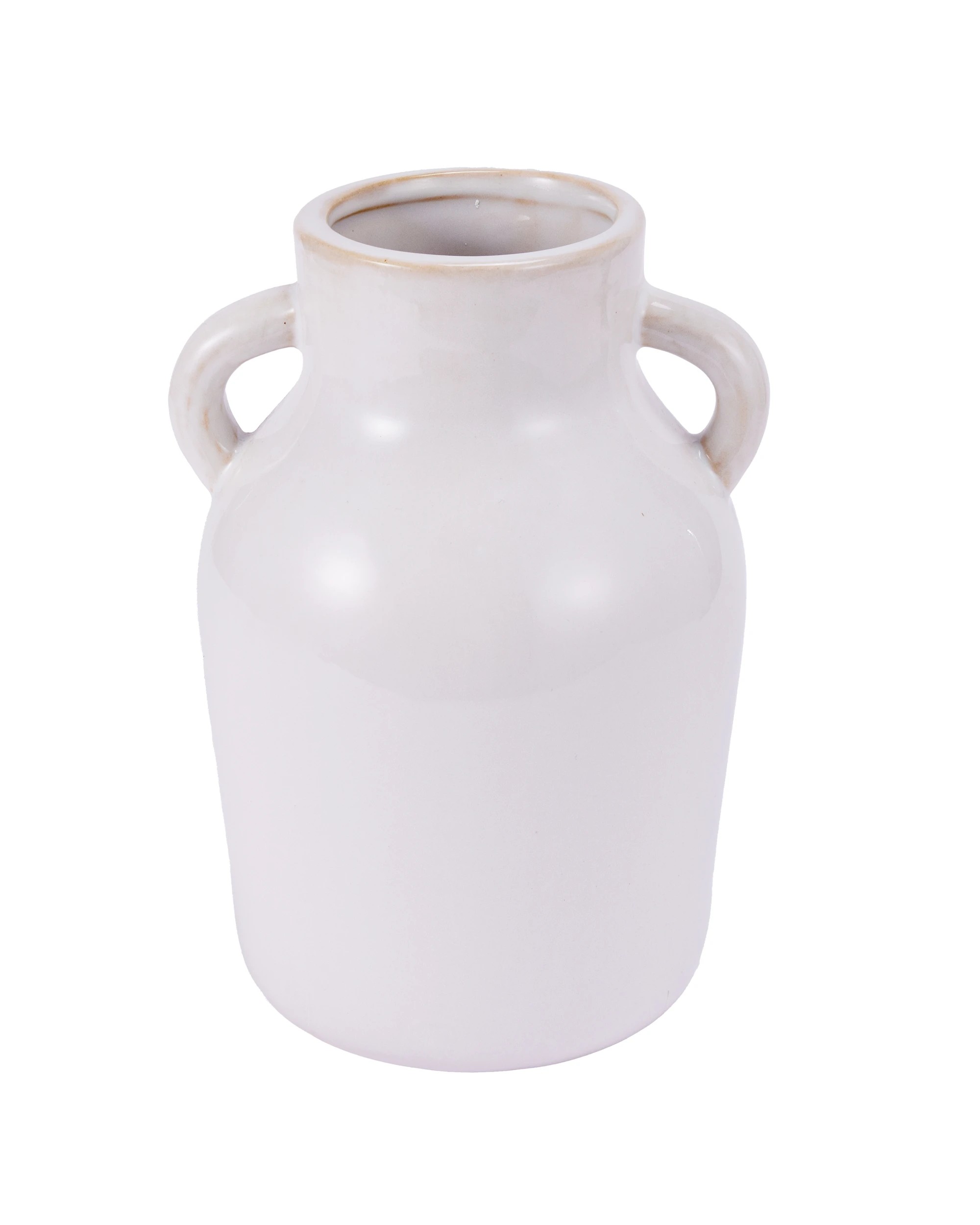 3 Milk Look Glazed Urn Vase, 3 of 5
