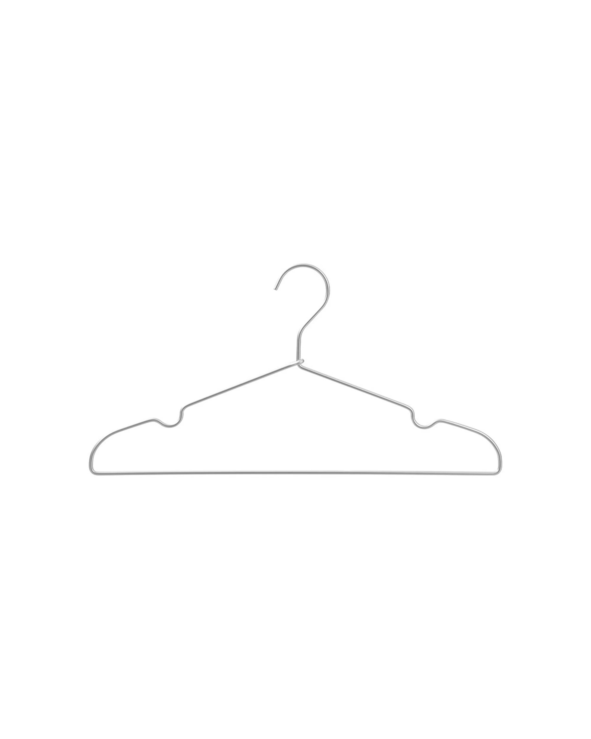 4 Boxsweden 24pc Hangit Aluminium Clothes Hangers 41cm - Silver, 4 of 5