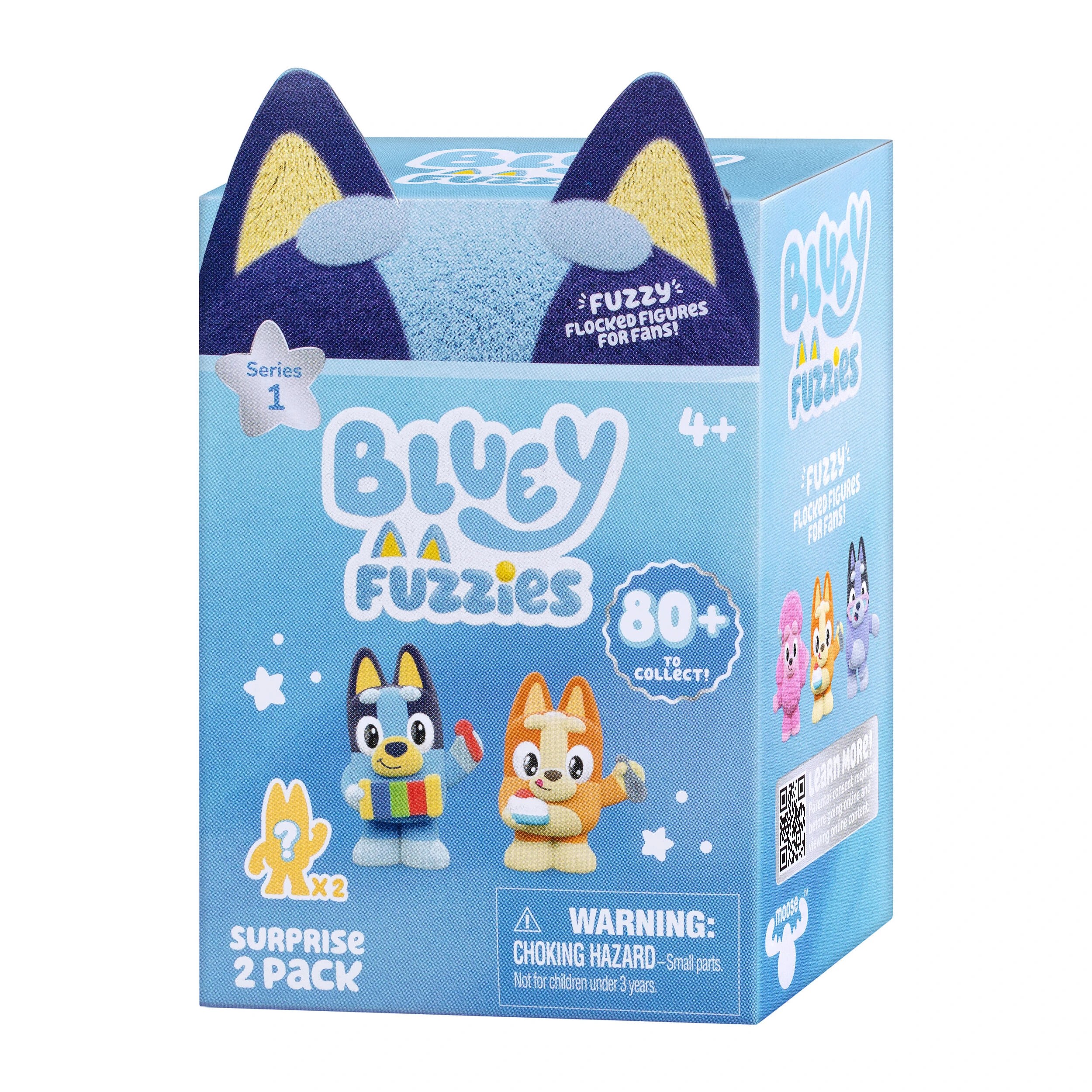 4 2 Pack Bluey Fuzzies S1 Collectible - Assorted - Multi, 4 of 6