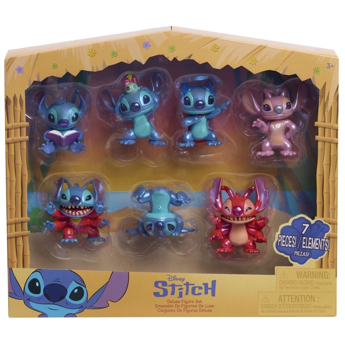 1 7 Piece Disney Lilo & Stitch Deluxe Figure Set, 1 of 7