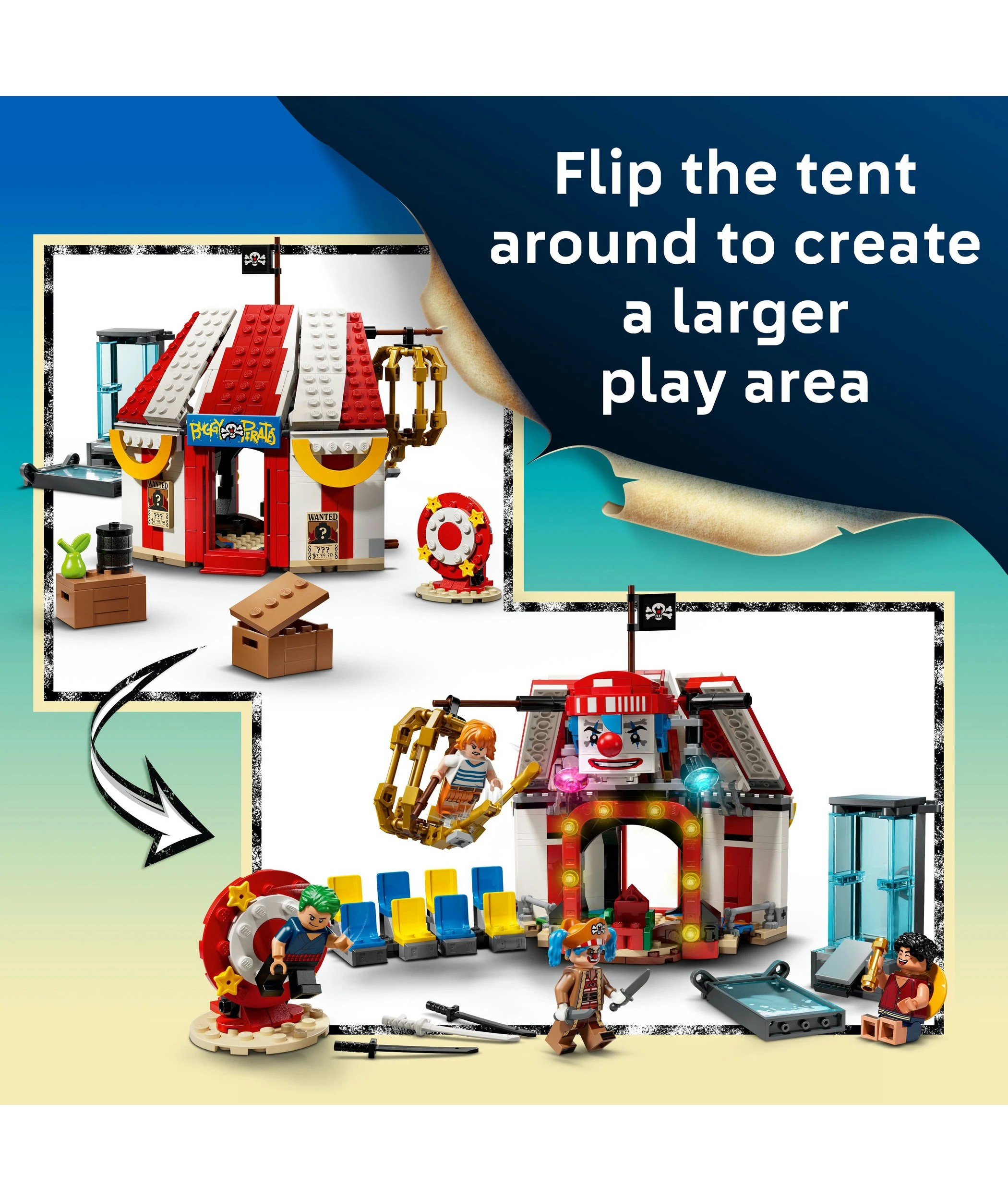 4 LEGO ONE PIECE Buggy the Clown's Circus Tent 75637, 4 of 10