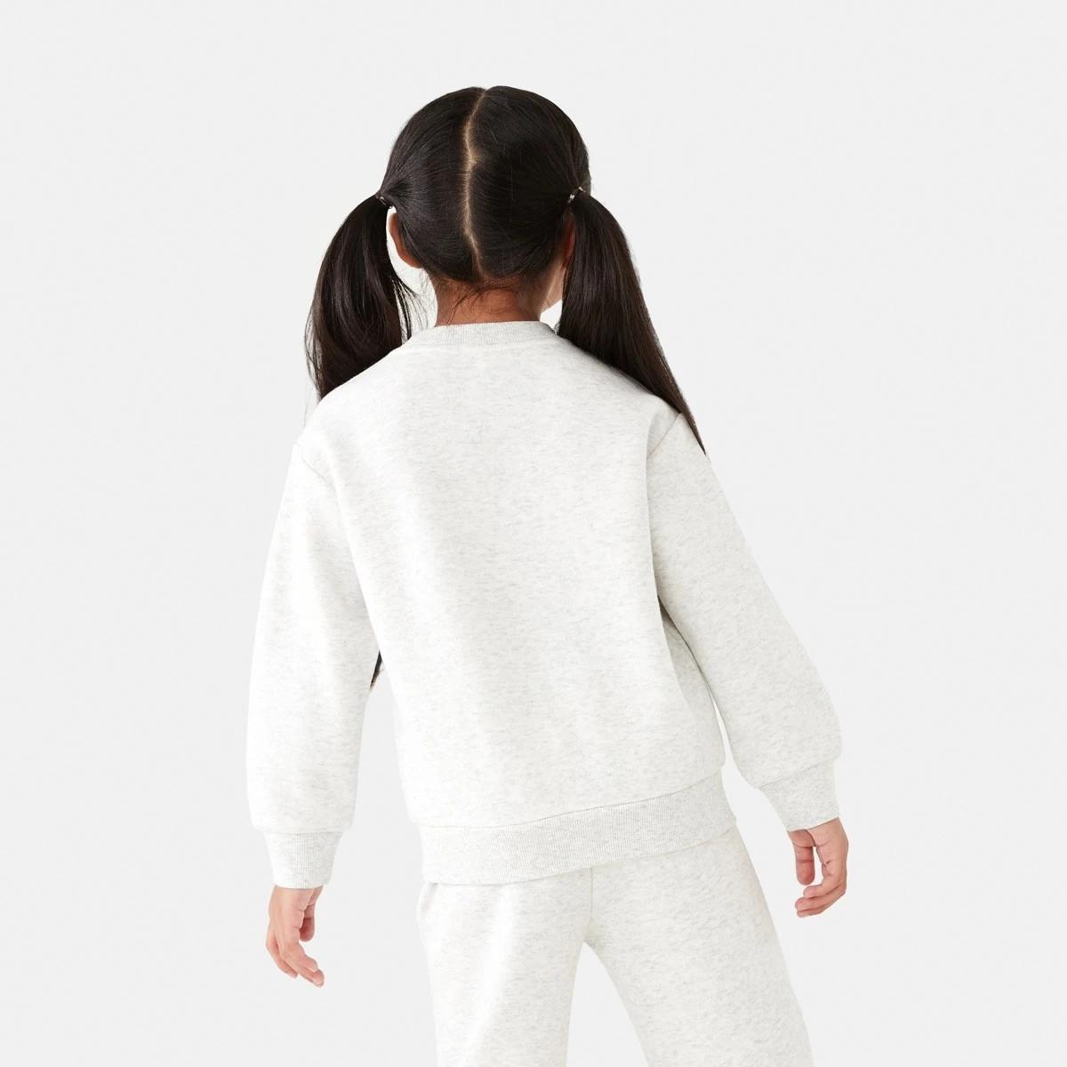 2 Crew Neck Sweater Wht Marle, 2 of 8