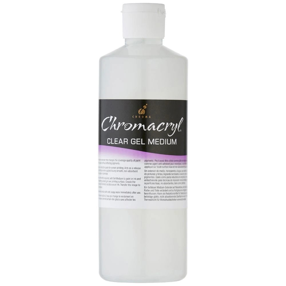 1 Chromacryl Clear Gel Medium 500mL, 1 of 1