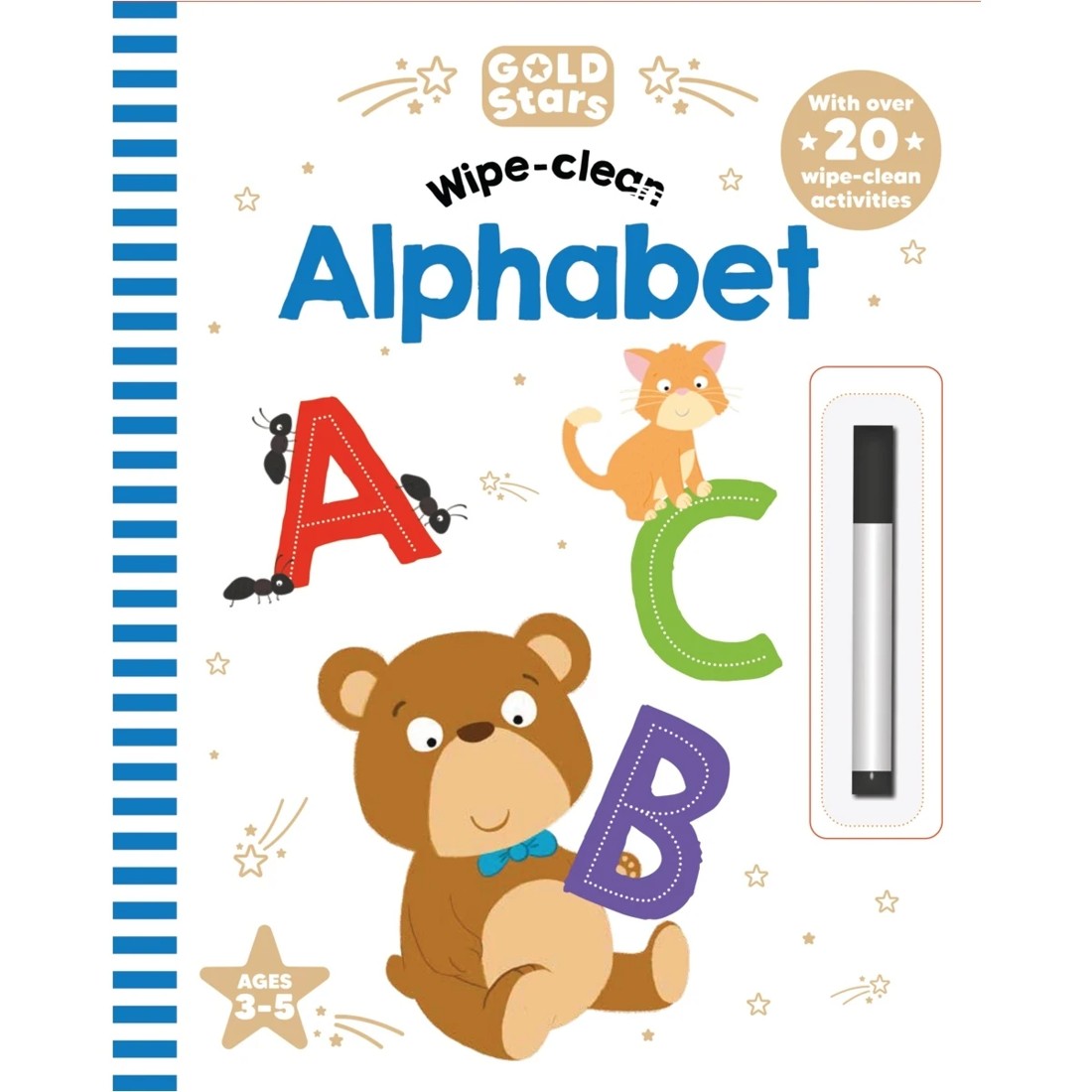 1 Gold Stars: Wipe Clean Alphabet - Activity Book, 1 of 1
