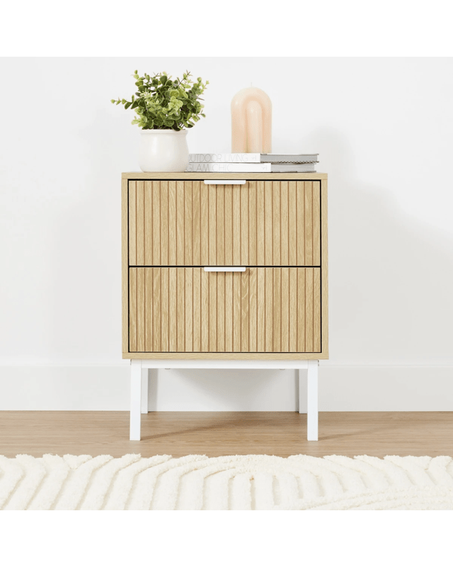 Isla 2 Drawer Bedside T