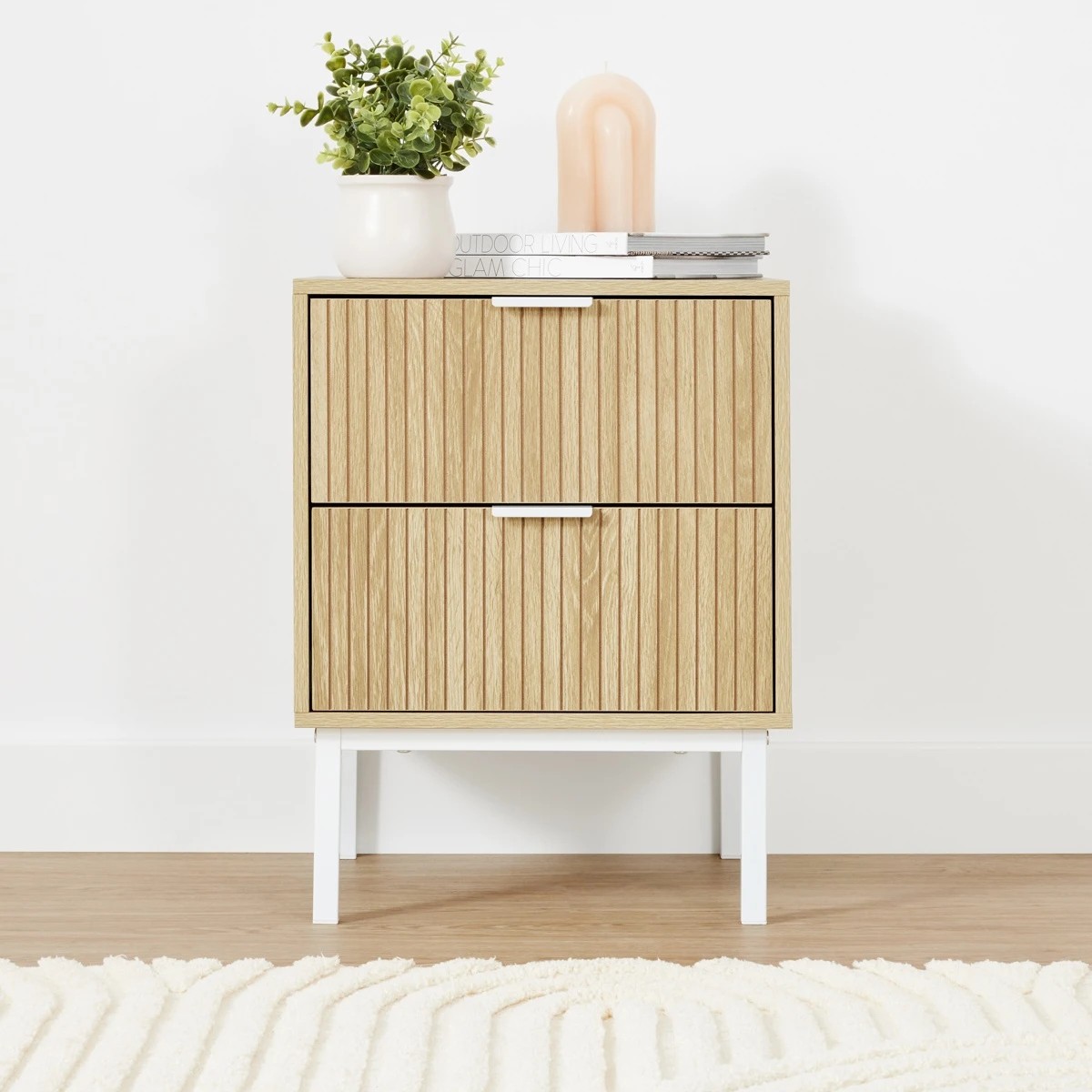 1 Isla 2 Drawer Bedside Table, 1 of 11