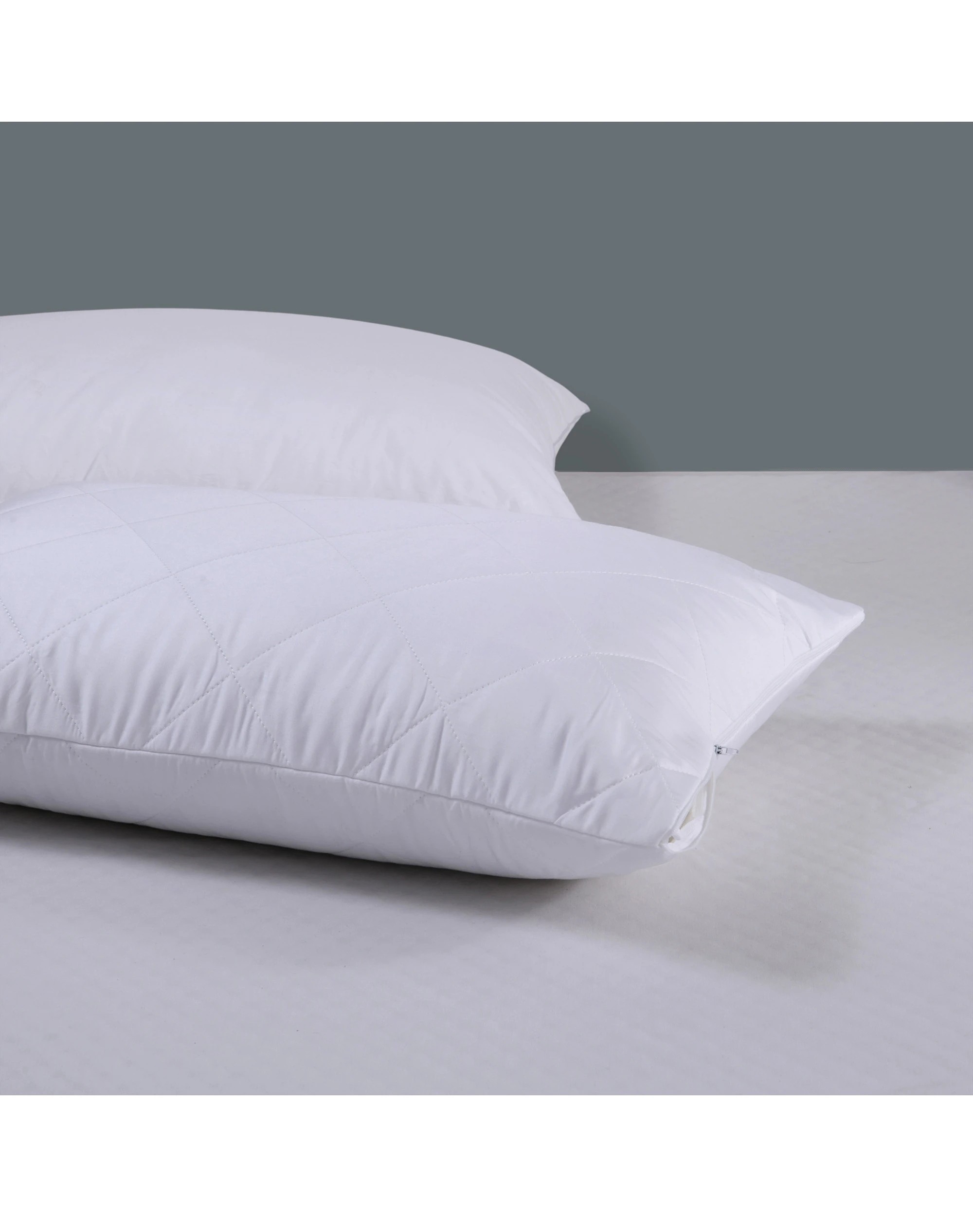 5 Dreamaker Tencel Quilted Pillow Protector Standard - White, 5 of 5