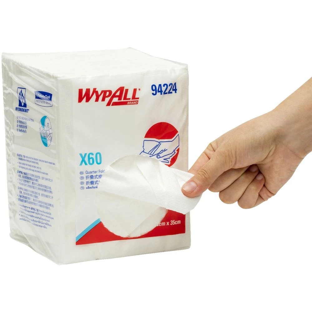 3 WyPall X60 Single Sheet Wipes White 100 Sheets, 3 of 5