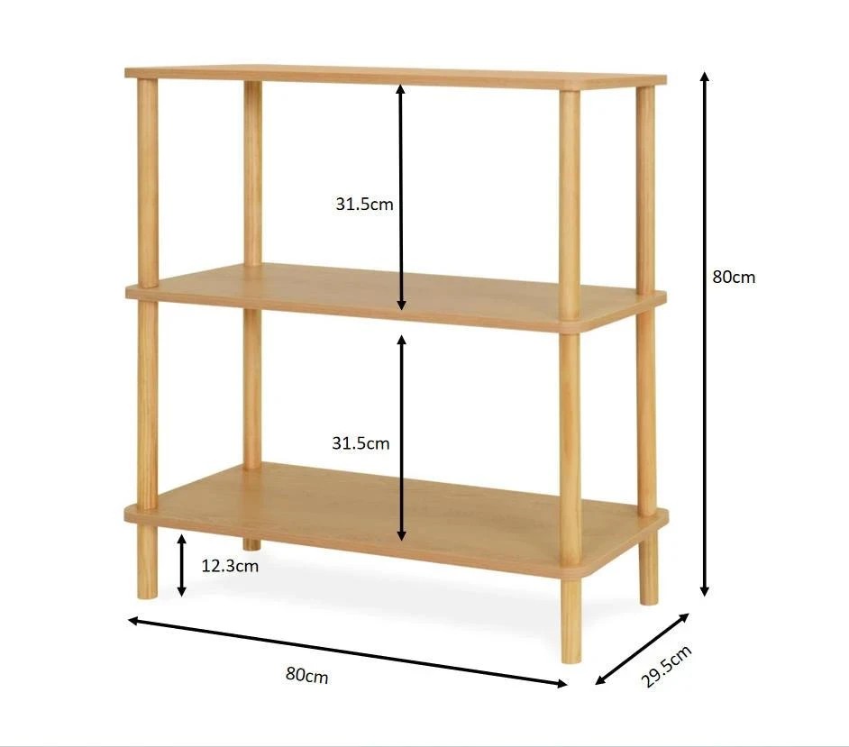 10 Leon 3 Tier Bookshelf, 10 of 10