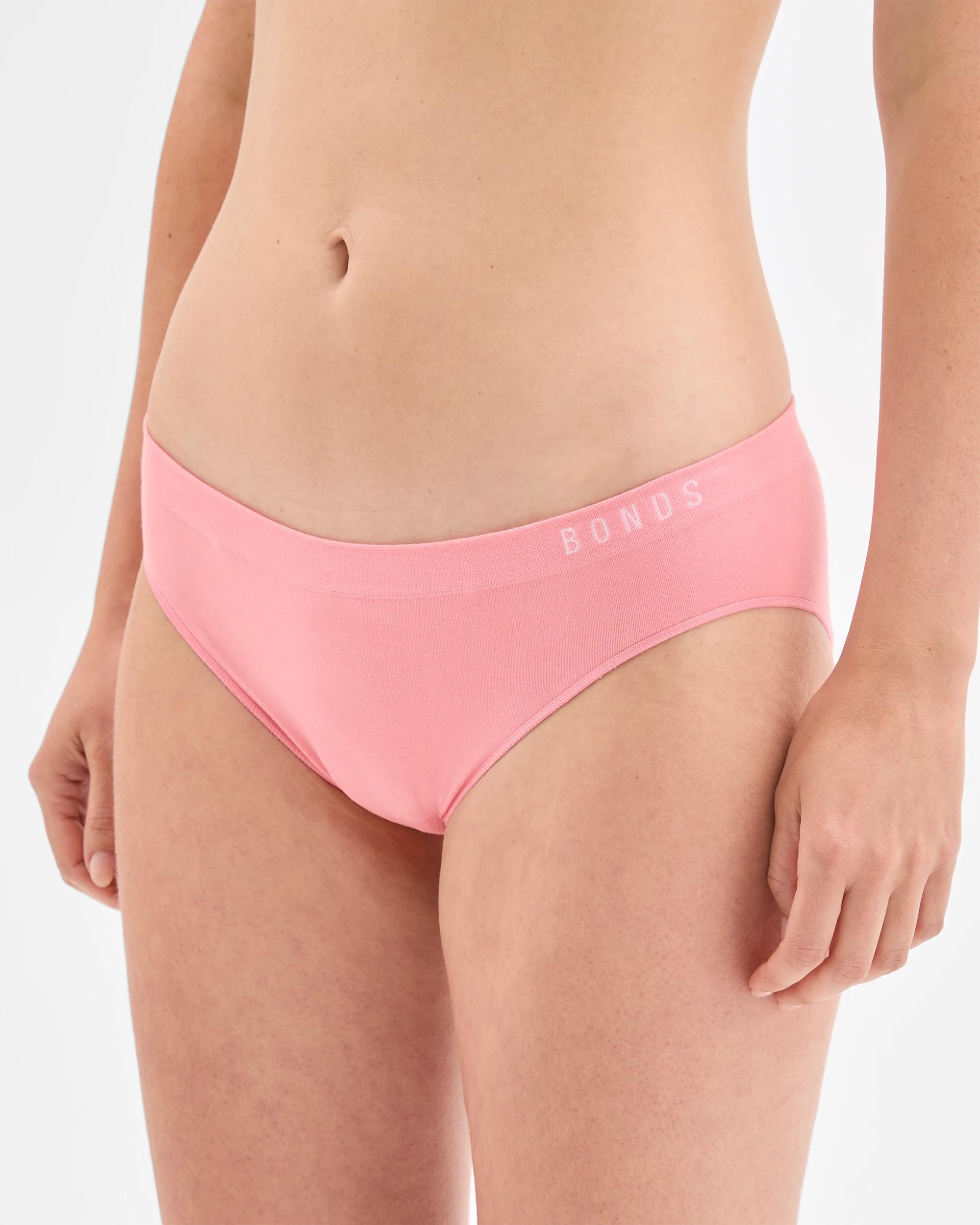 2 Bonds Womens Seamless Bikini Briefs PINK PANTHER, 2 of 5