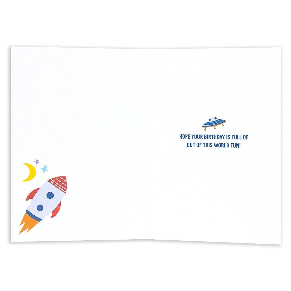2 Hallmark Birthday Card - Outer Space, 2 of 3