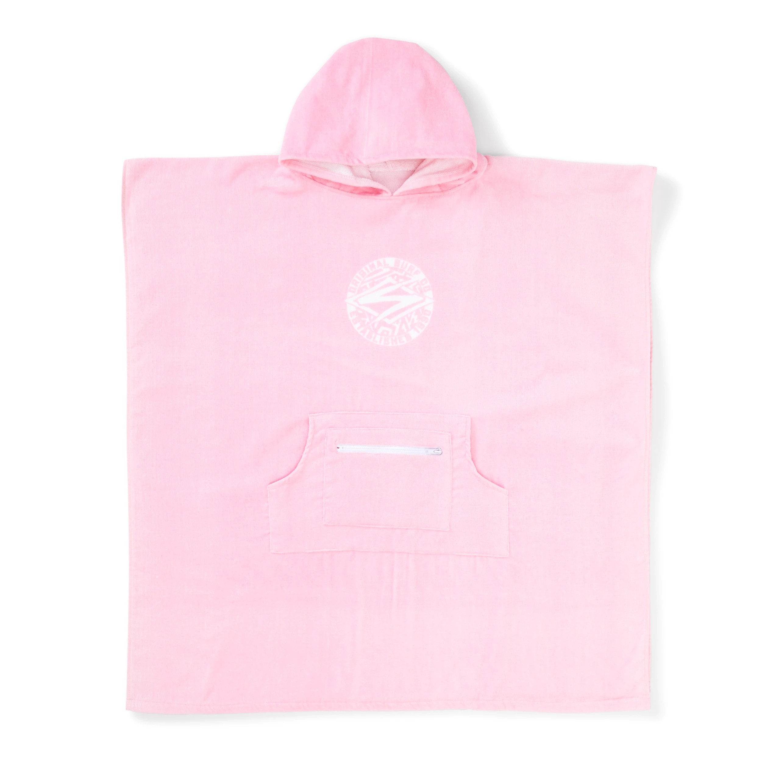 5 Hooded Velour Cotton Beach Towel - Pink, 5 of 6