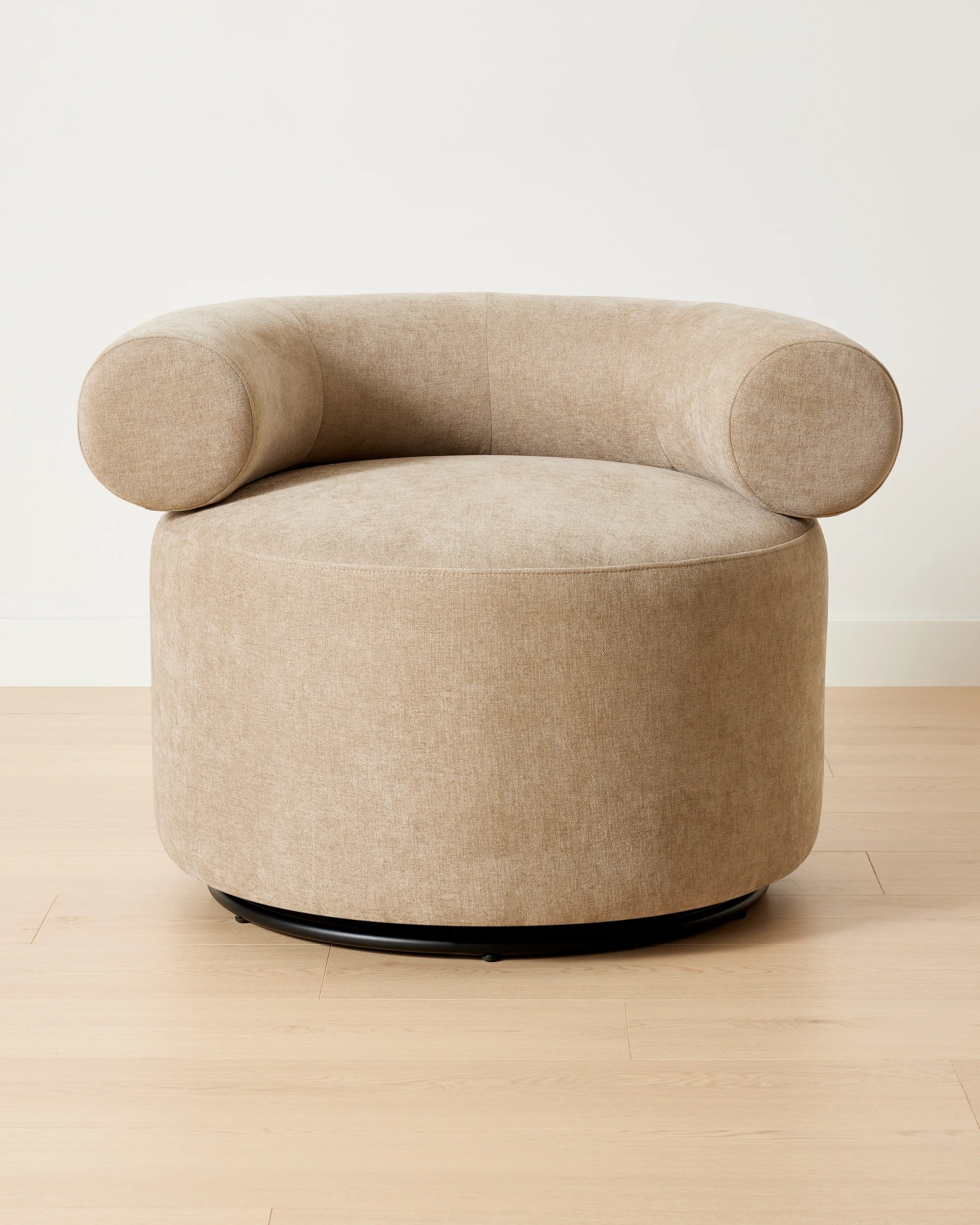 2 Halo Swivel Lounge Chair - Cream, 2 of 7