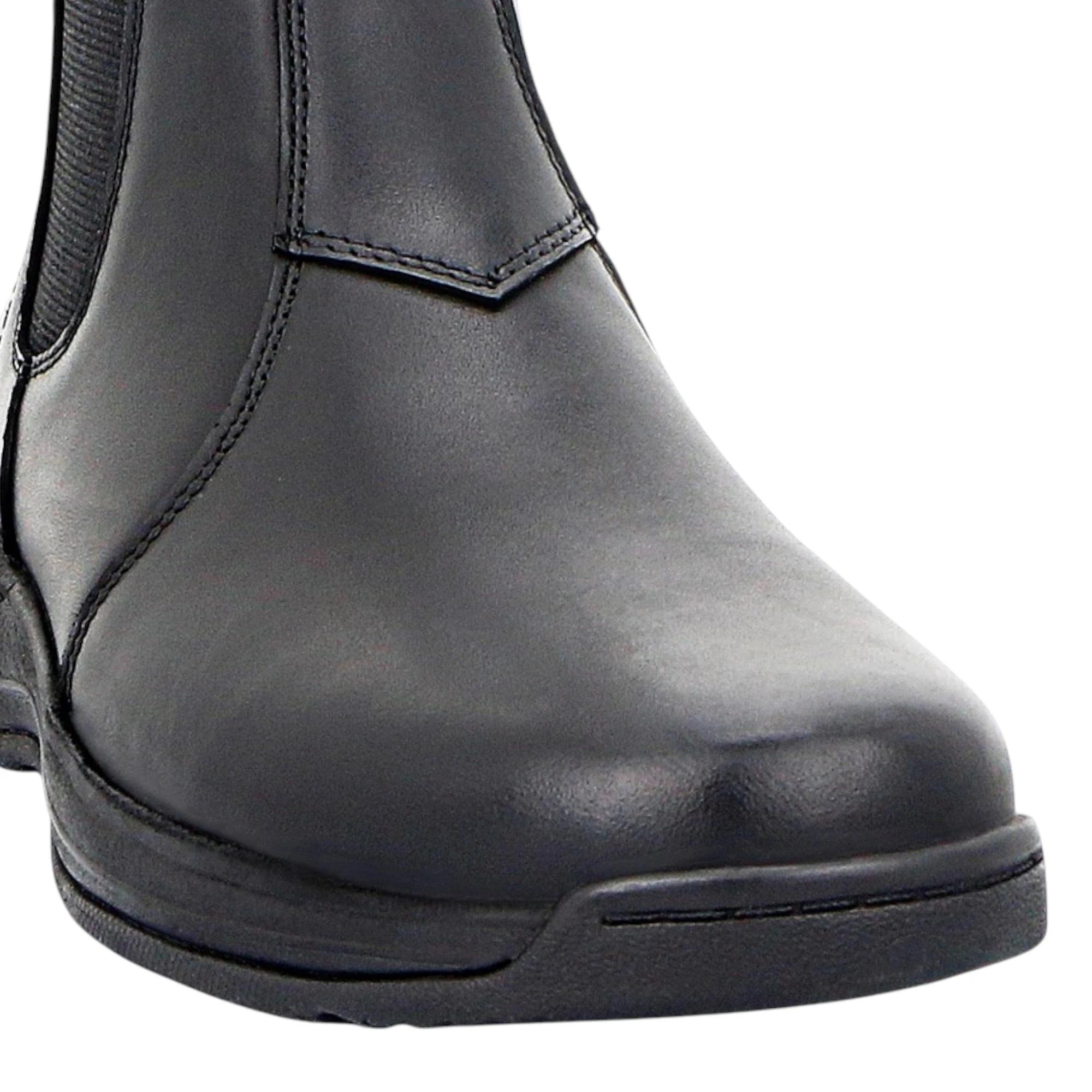 4 Grosby Koala Knox Black Boots Kids Slip On Shoes BLACK, 4 of 4