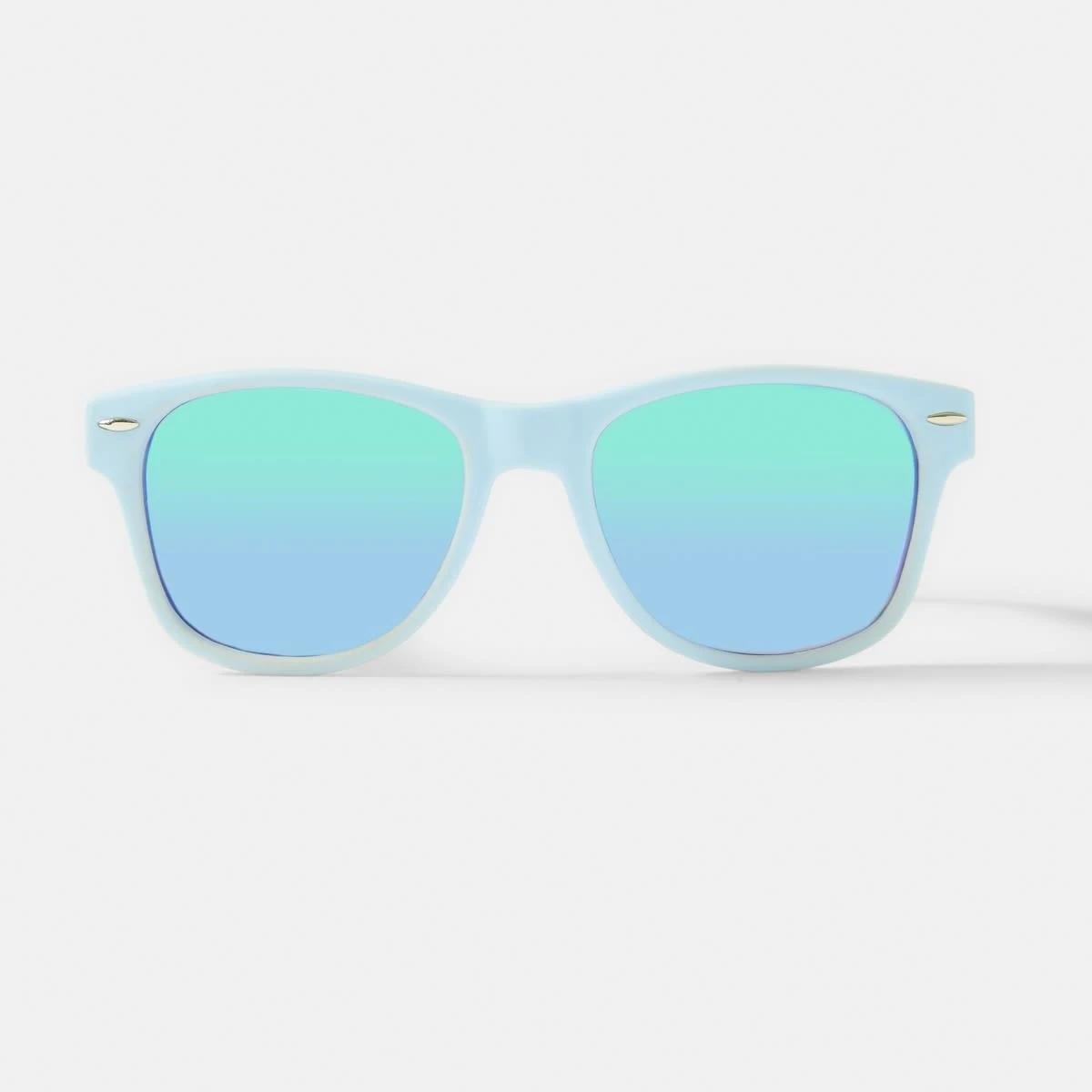 1 Kids Square Sunglasses BLUE, 1 of 5