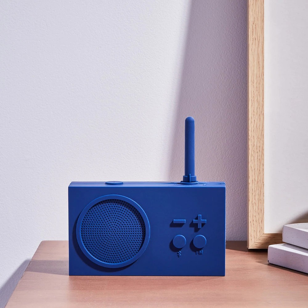 4 Lexon Thykho 3 Fm Radio & Bluetooth Speaker - Blue, 4 of 5