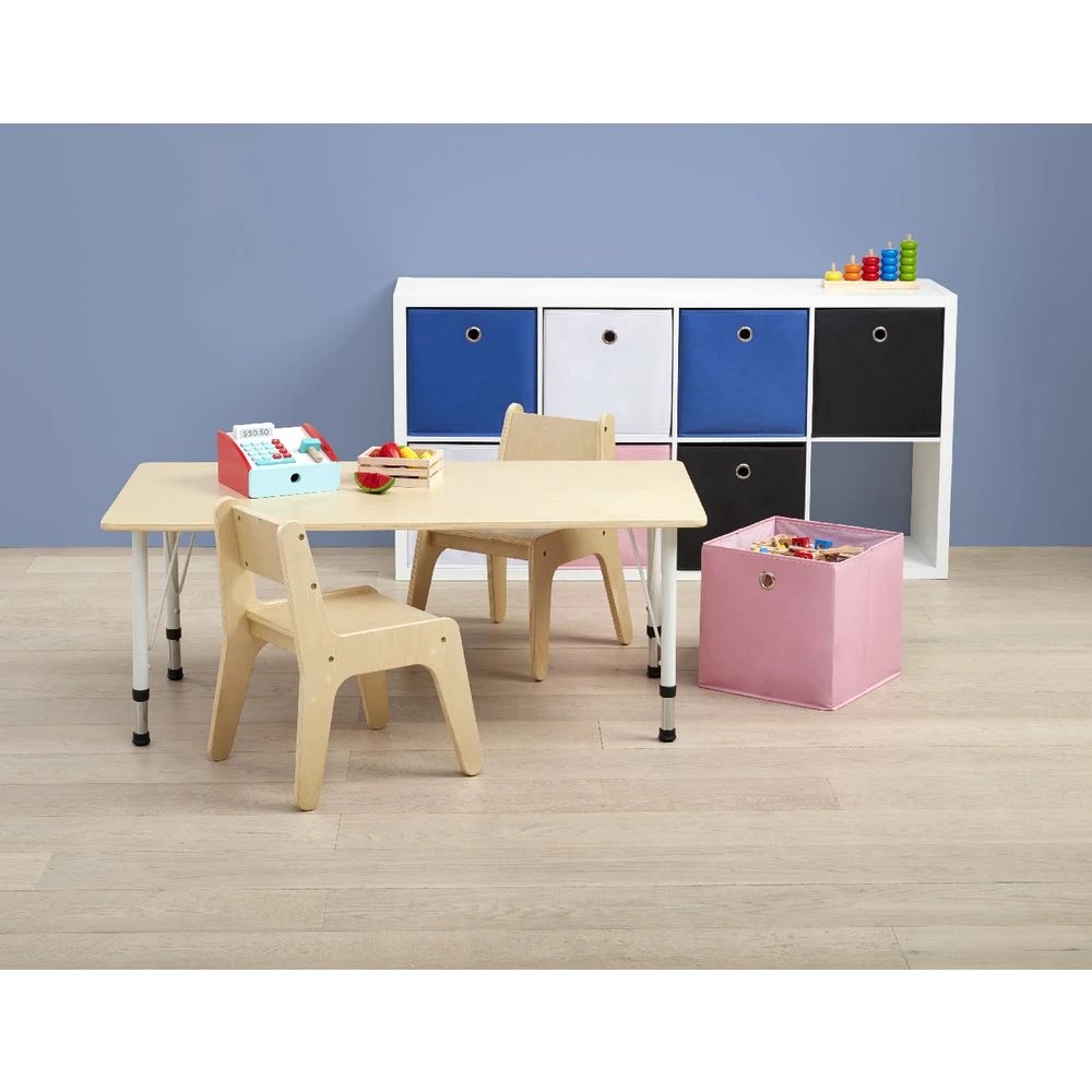 6 Horsen 8 Cube Bookcase White Shelves Home Office Storage, 6 of 6