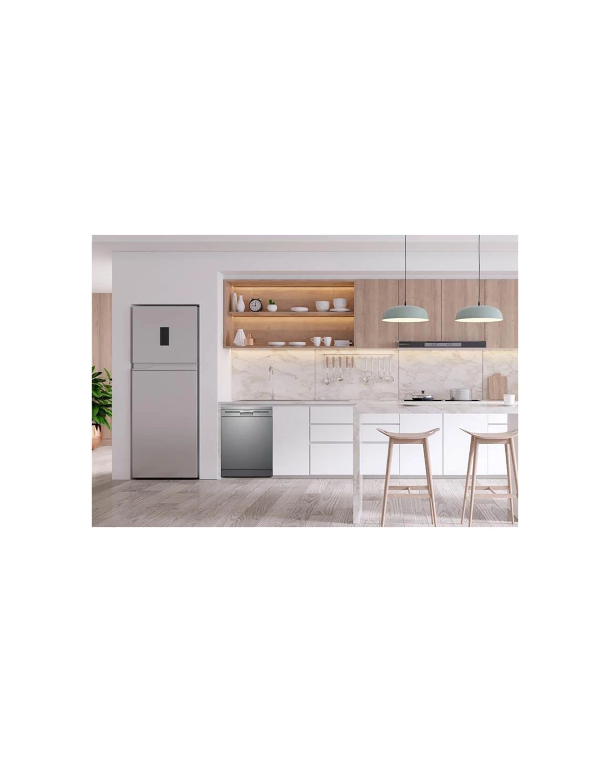 2 Kleenmaid Stainless Steel Built-Under Dishwasher 60cm 12-Place Setting Silver - Silver, 2 of 3