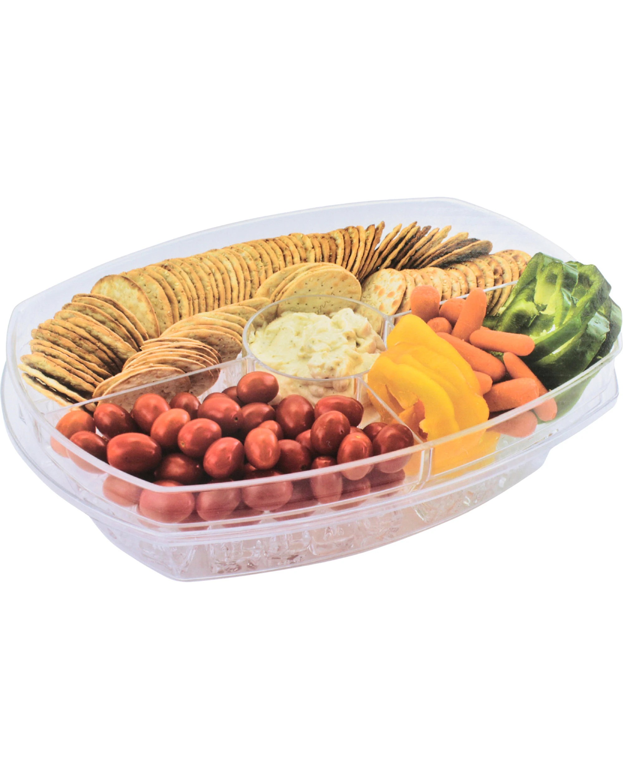 4 Lemon & Lime Lemon & Lime Crystal Chilled Serving Platter, 4 of 4