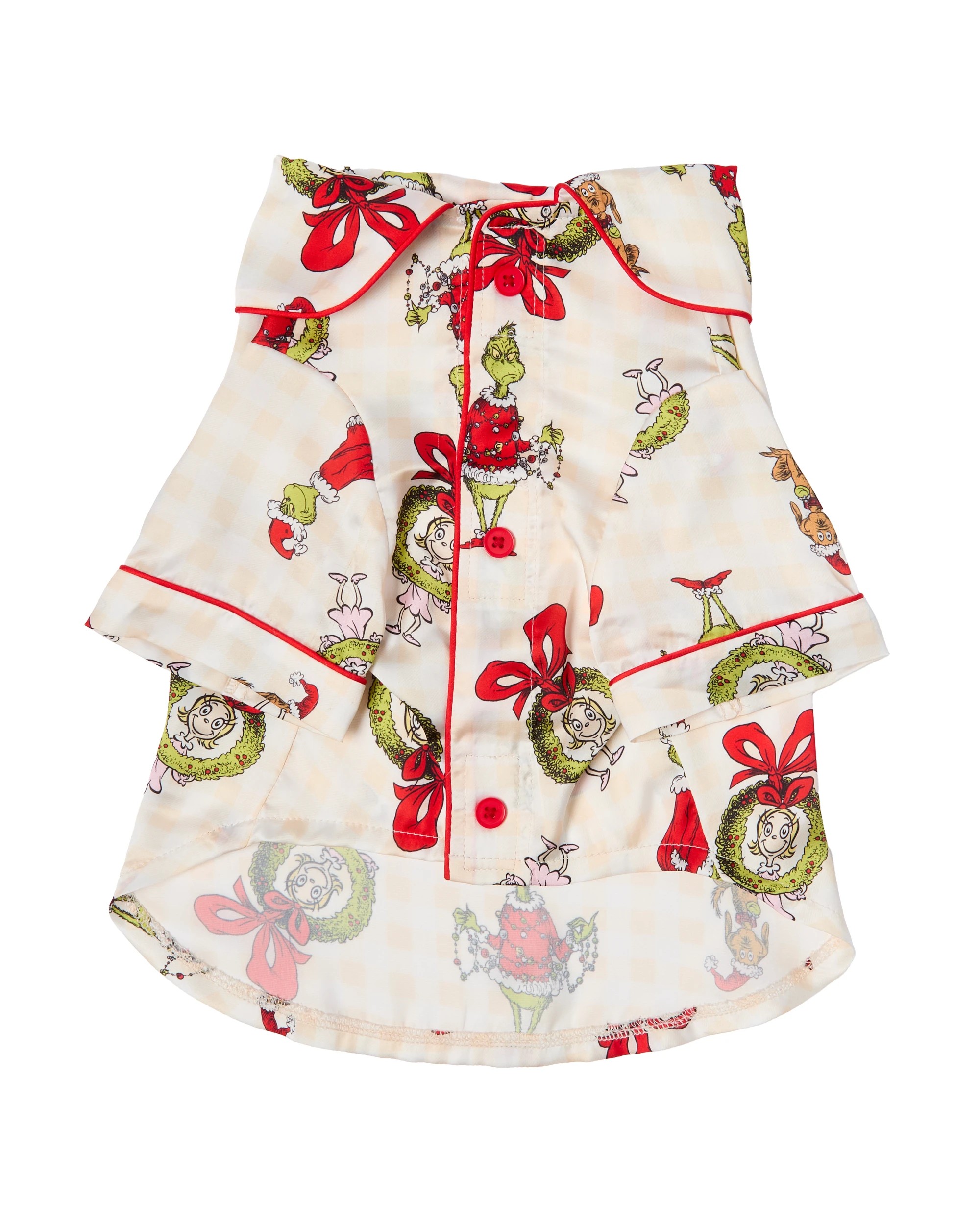 6 Family Matching Christmas Grinch Dog Pyjama Set XL, 6 of 8