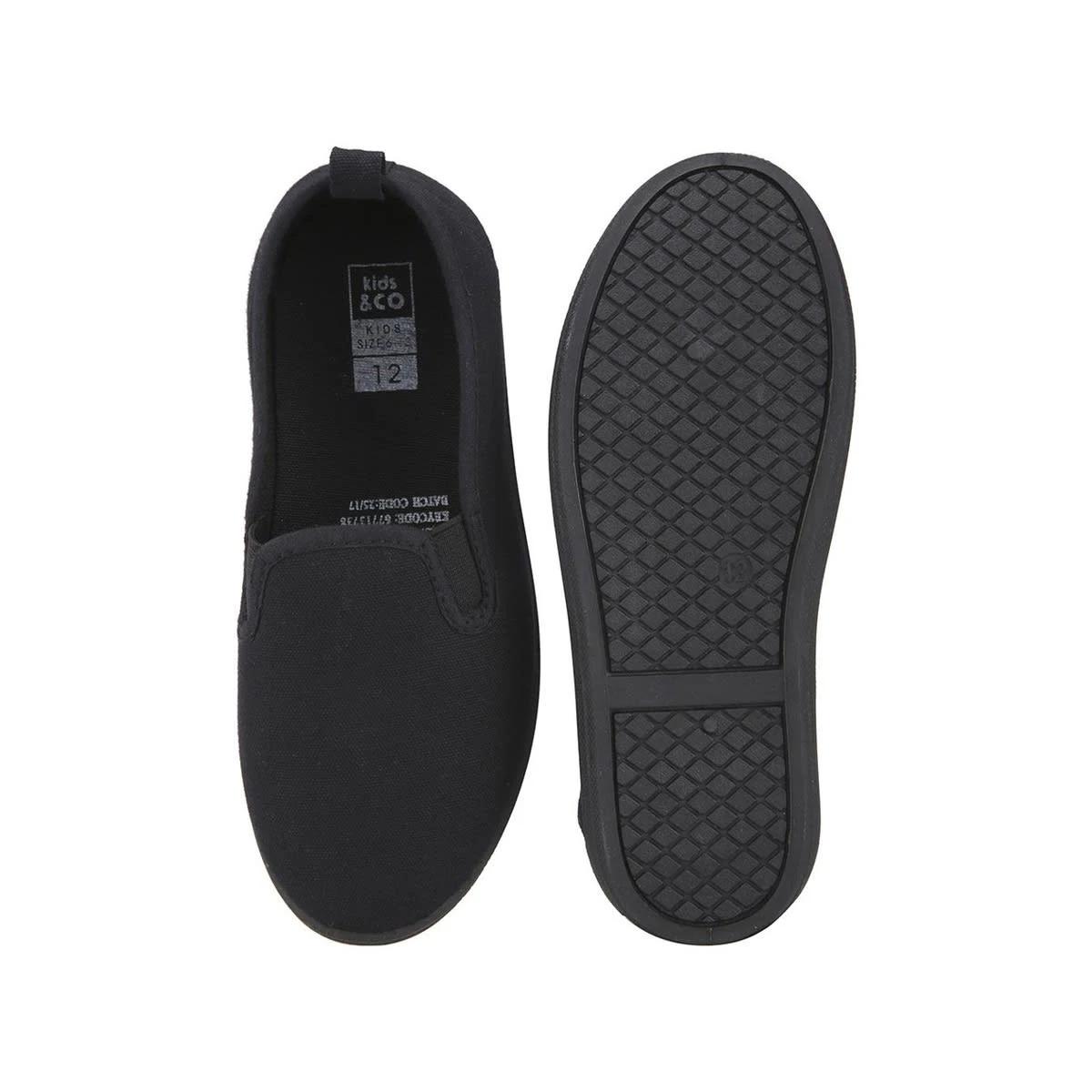 2 Junior Slip On Shoes BLACK, 2 of 2