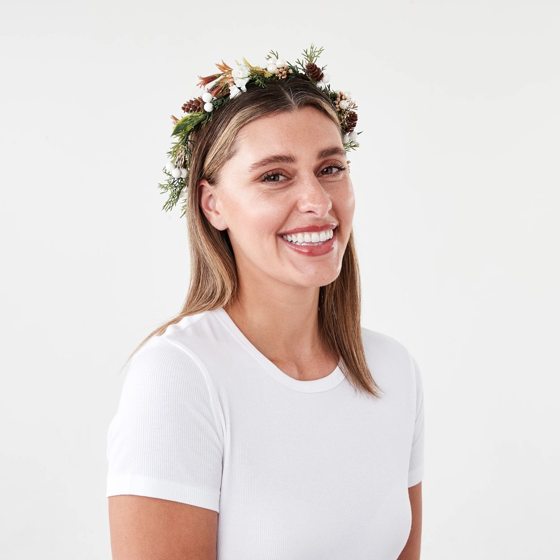 4 Christmas Halo Wreath Headband, 4 of 5