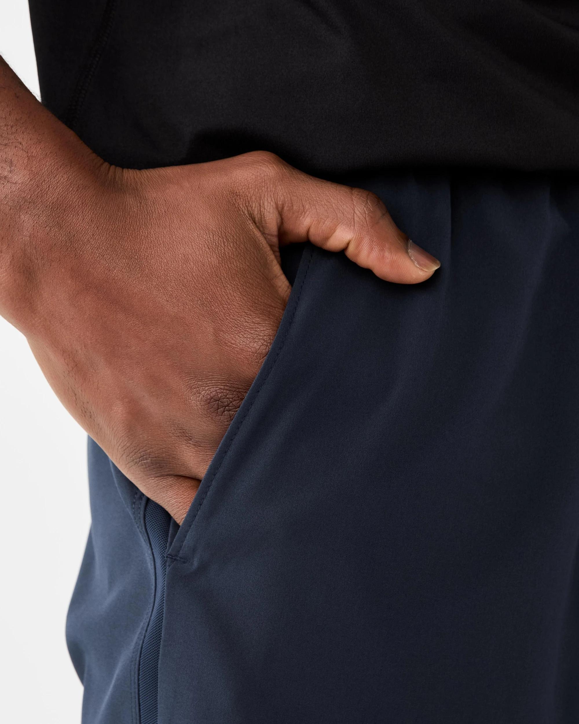 5 Active Mens Woven Stretch Shorts Shade Navy, 5 of 8