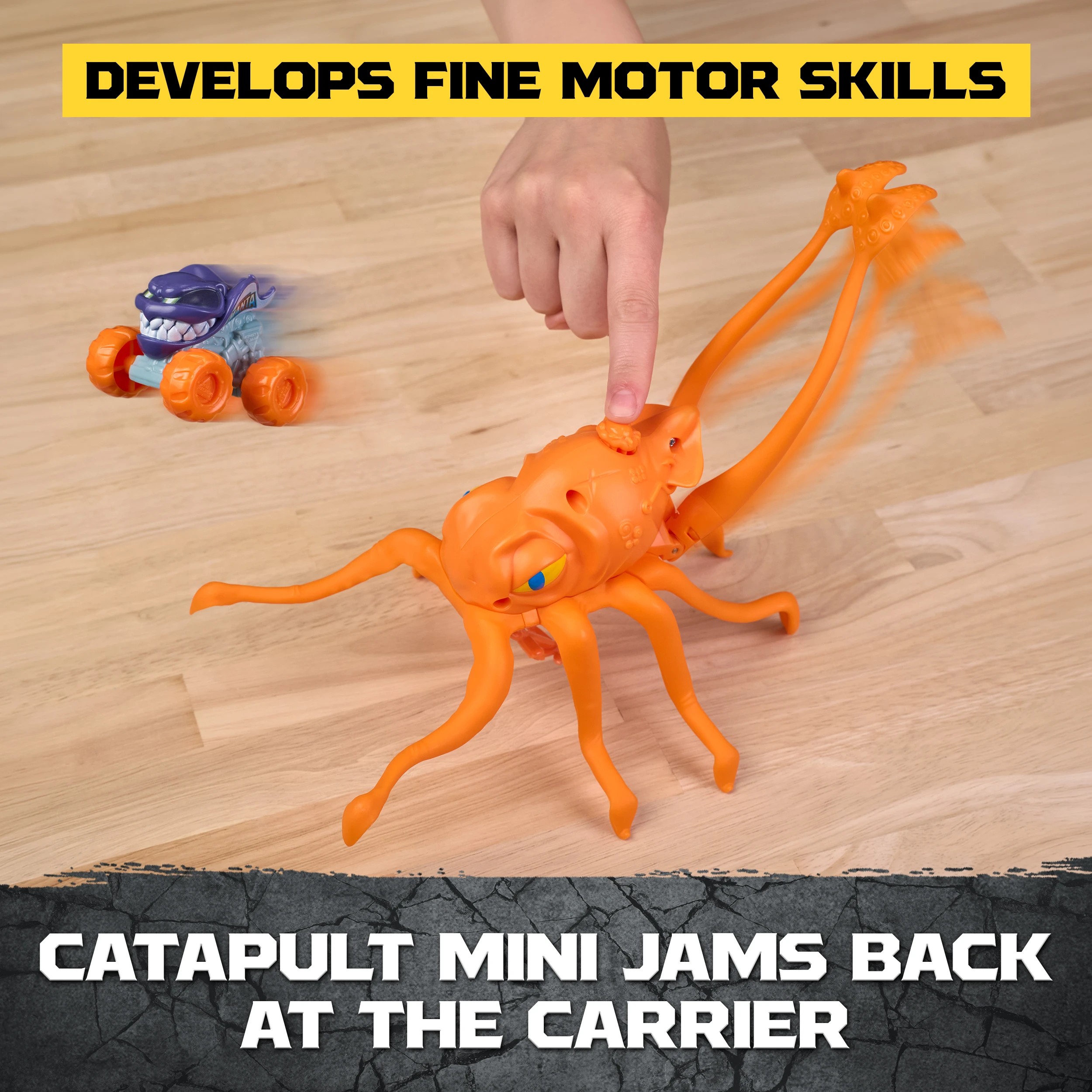 7 Monster Jam Mini Jams Squid Takedown Playset, 7 of 8