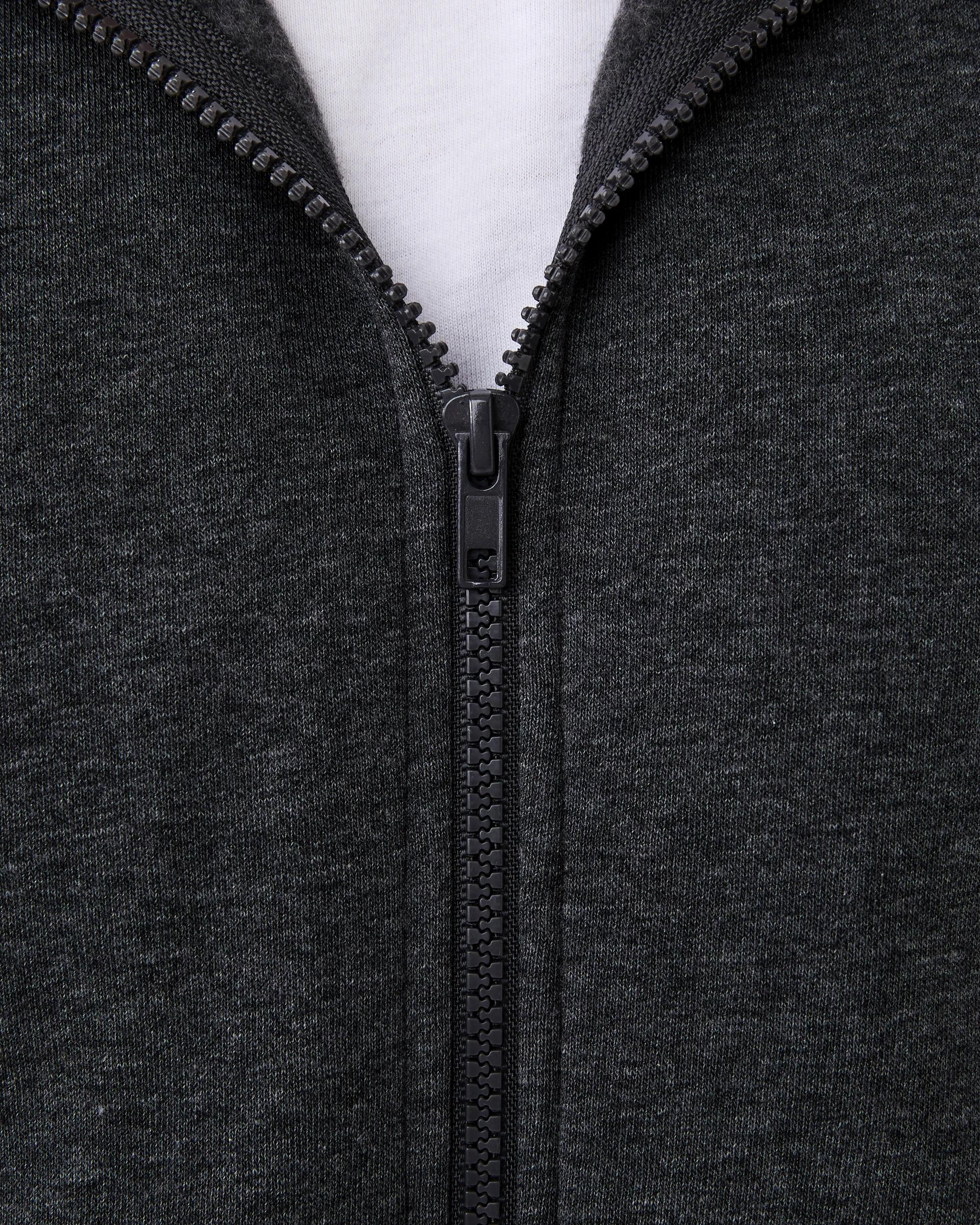 7 Zip Through Hoodie Gry Chmrle, 7 of 8