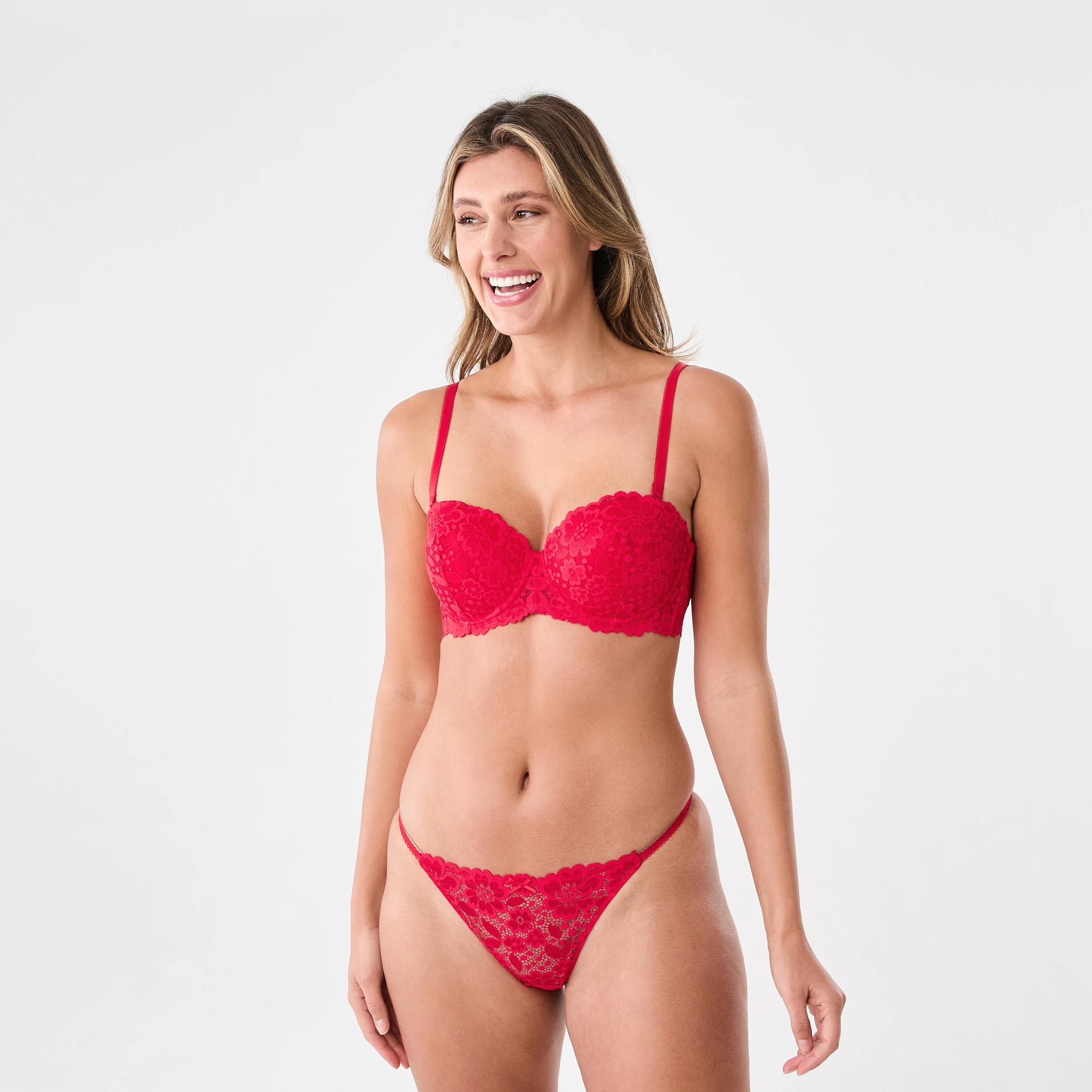 9 Co-ordinated Balconette Bra STRAWBERRY, 9 of 9