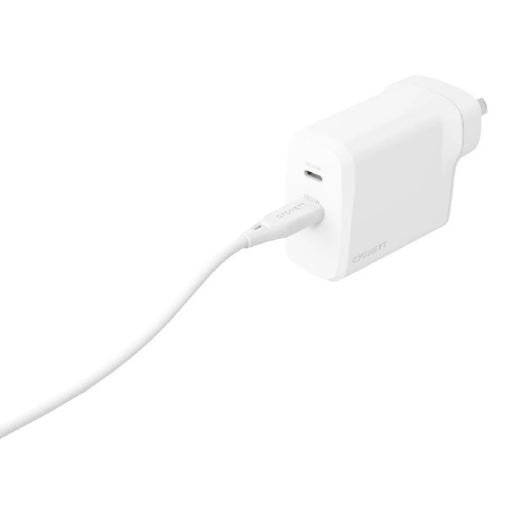 4 Cygnett PowerPlus 60W Dual-Port Wall Charger White, 4 of 4