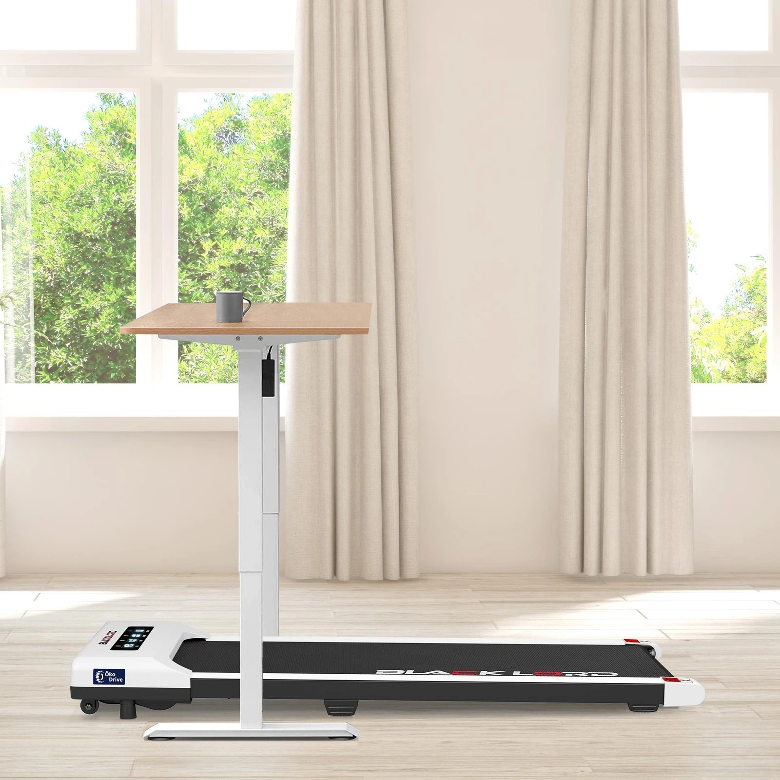 10 Black Lord Treadmill Electric Walking Pad Under Desk Home Gym 40cm Belt - White, 10 of 10