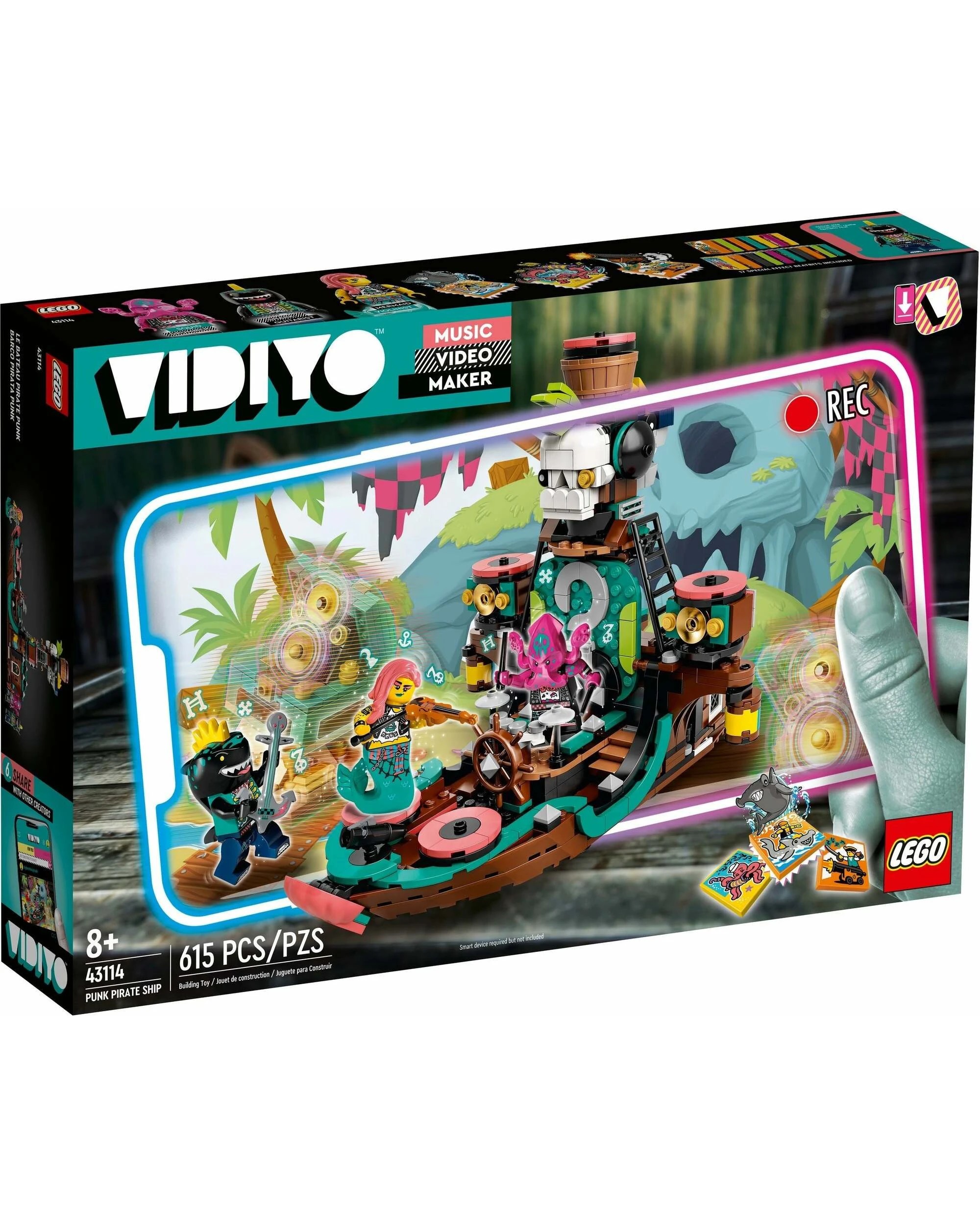 1 LEGO 43114 Vidiyo Punk Pirate Ship BeatBox, 1 of 5