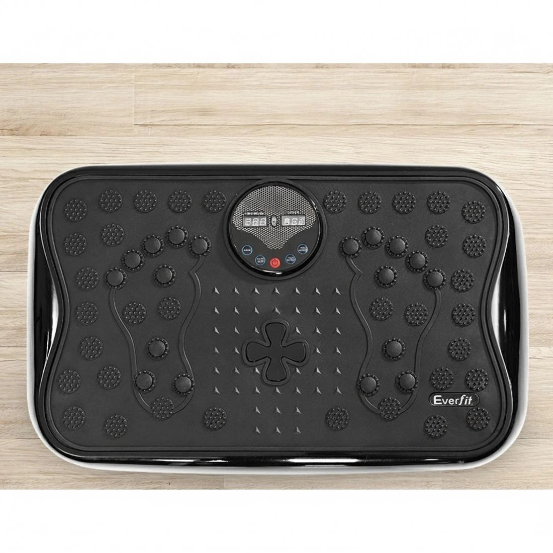 4 Everfit Vibration Machine Platform Vibrator With Resistance Rope Home Gym - Black, 4 of 7